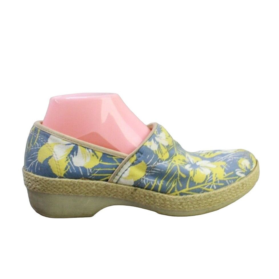 Dansko DANSKO Victoria Tahiti Multi Canvas Clogs Casual Shoes Size US 9 / IT 39 - 2 Thumbnail
