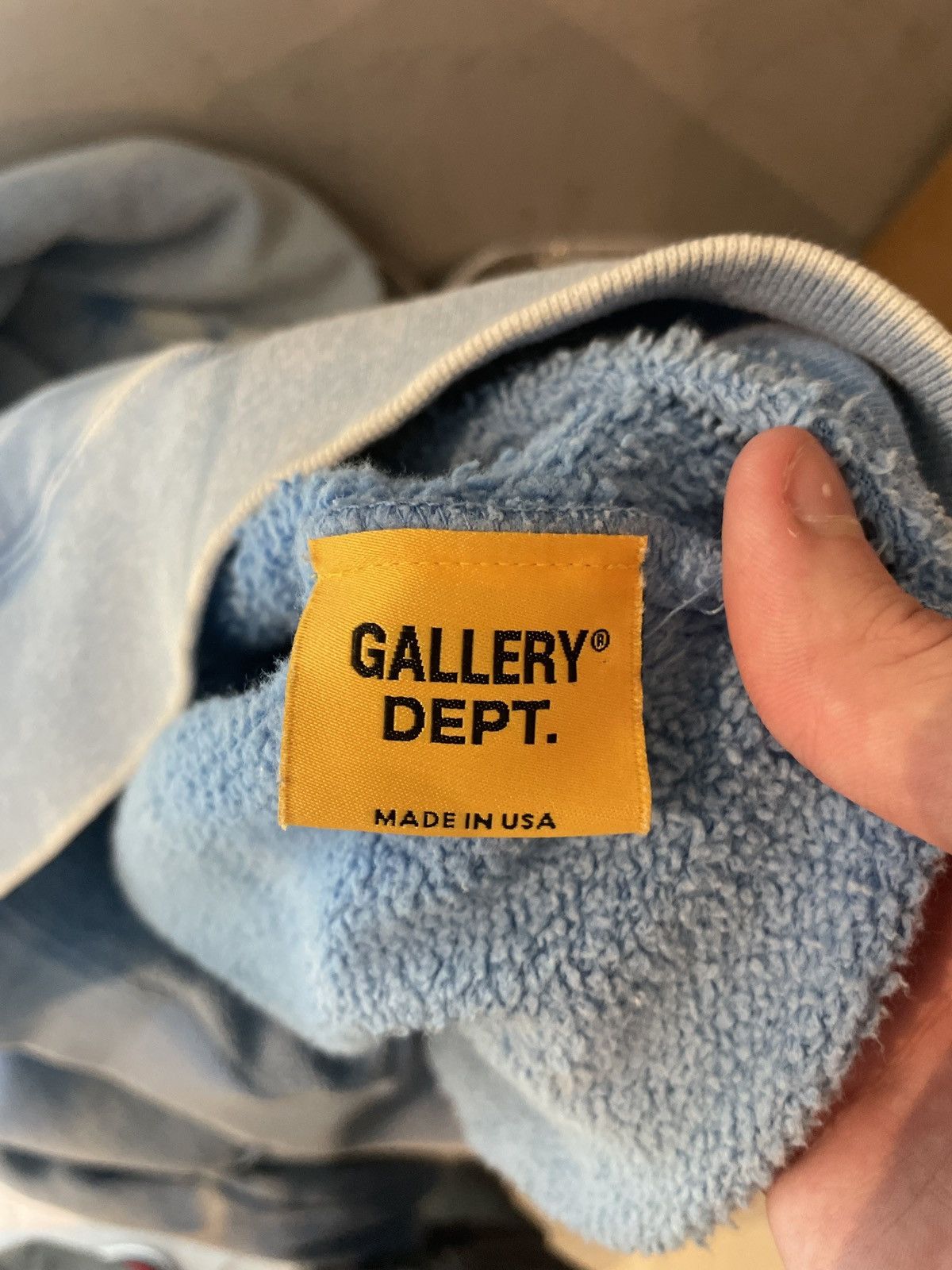 Gallery Dept. Gallery Dept. Blue Sunfaded Zip Up Hooded Sweatshirt 2XL Size US XXL / EU 58 / 5 - 6 Thumbnail