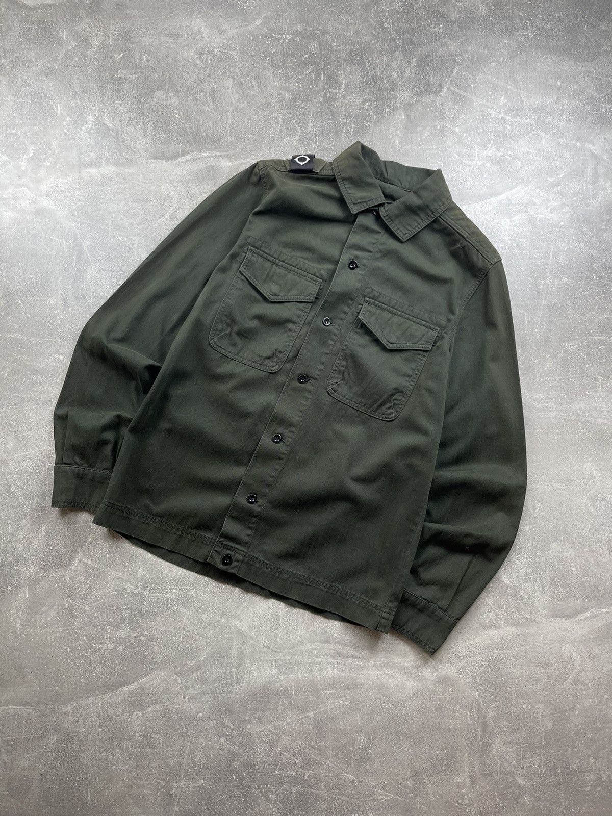 Vintage MA.STRUM NWT Two Pocket GD Overshirt Oil Slick Shirt Jacket Size US M / EU 48-50 / 2 - 1 Thumbnail