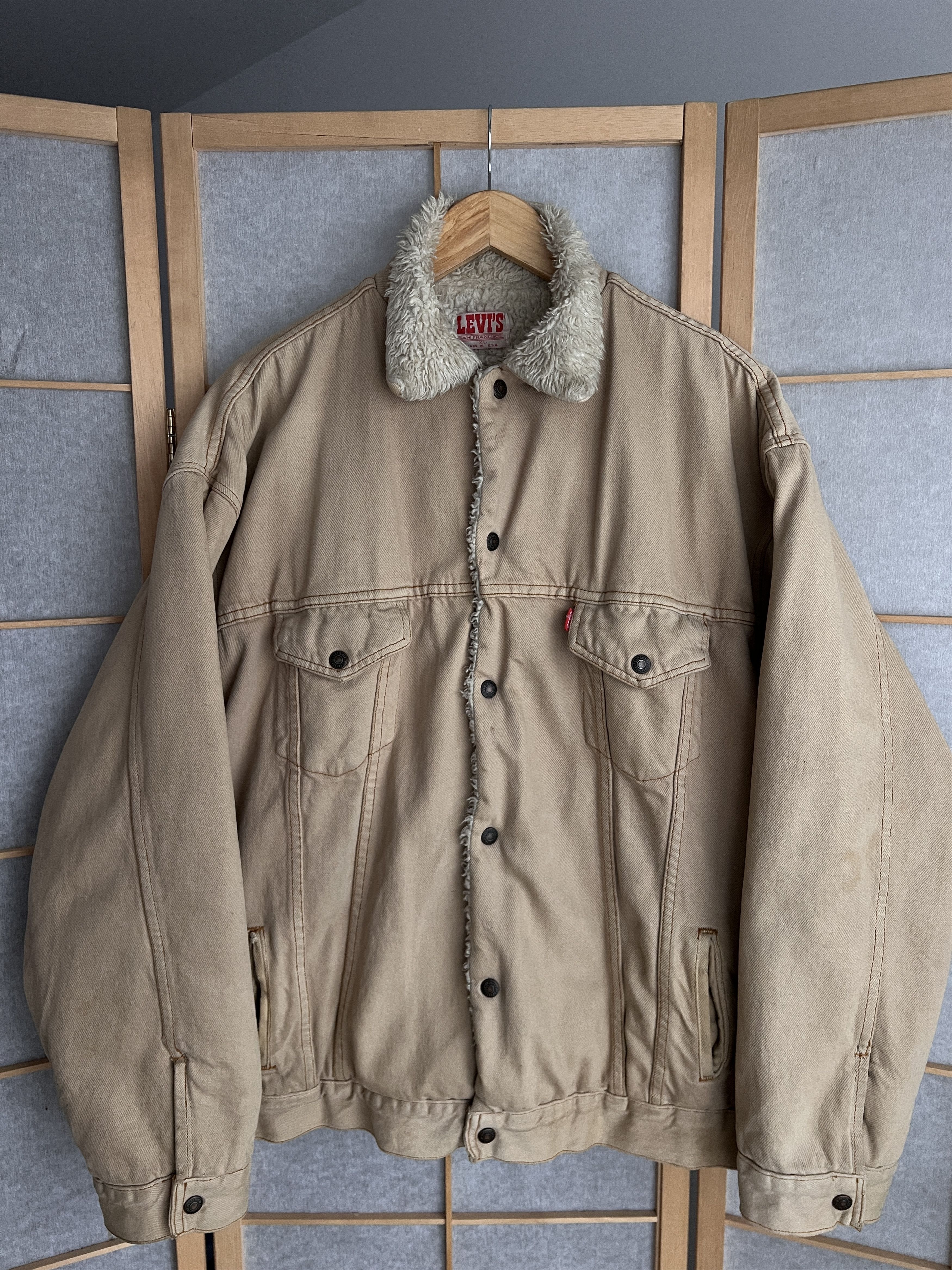 Faded VTG 80s Levis San Francisco USA denim jacket trucker