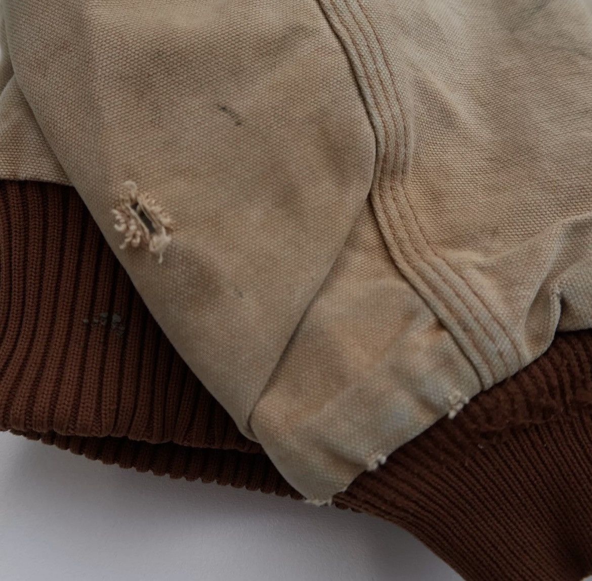 Carhartt × Vintage Vintage Made In USA Carhartt Canvas Jacket Size US M / EU 48-50 / 2 - 2 Thumbnail