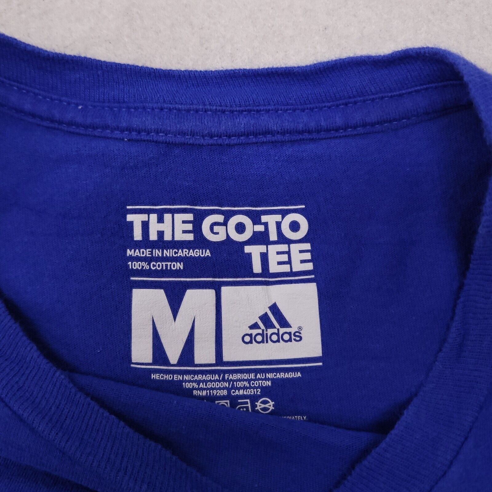 Adidas Adidas Casual Pullover Graphic T Shirt Womens Size Medium M Size M / US 6-8 / IT 42-44 - 3 Thumbnail