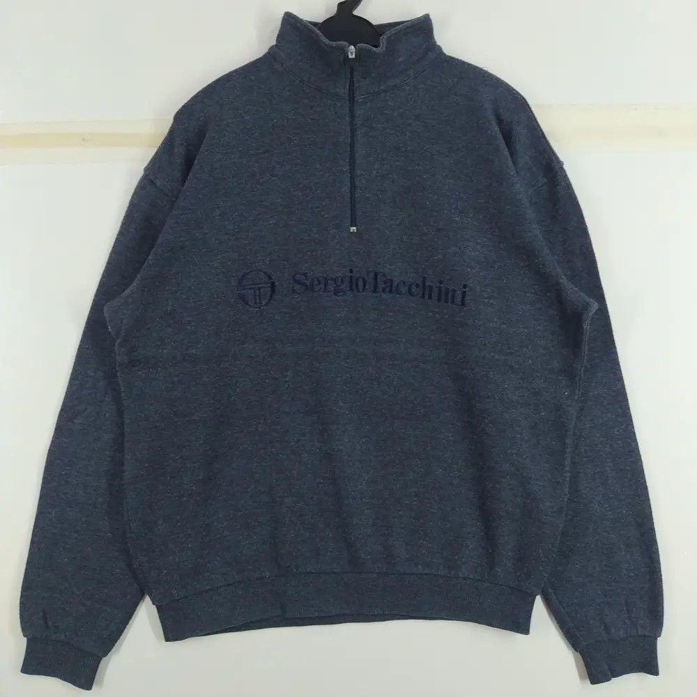 Sergio Tacchini Vintage Sergio Tacchini Embroidery Half Zipper Japan Made Size US L / EU 52-54 / 3 - 2 Thumbnail