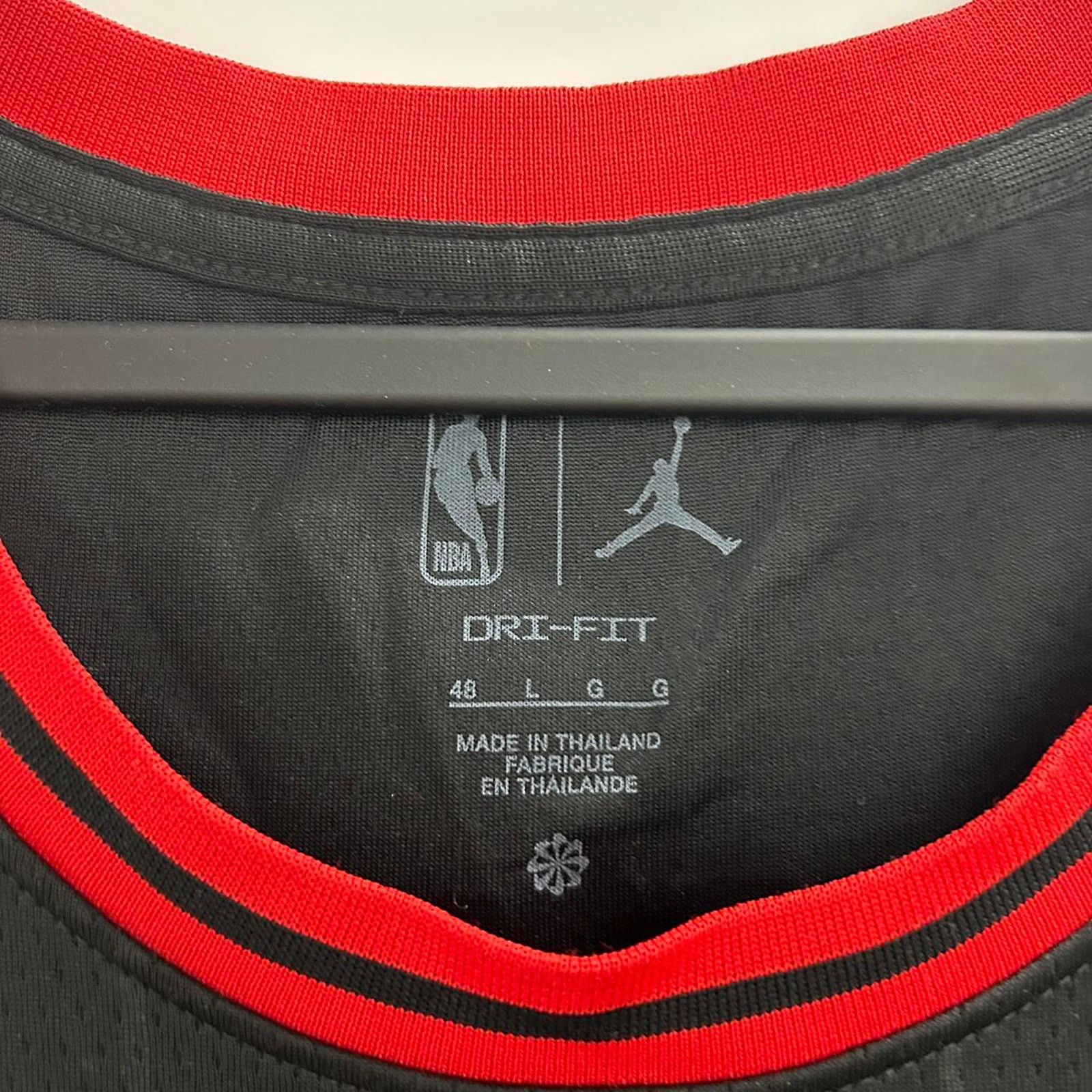NBA Black and red Jordan Dri-Fit Chicago Bulls jersey Size US L / EU 52-54 / 3 - 2 Thumbnail