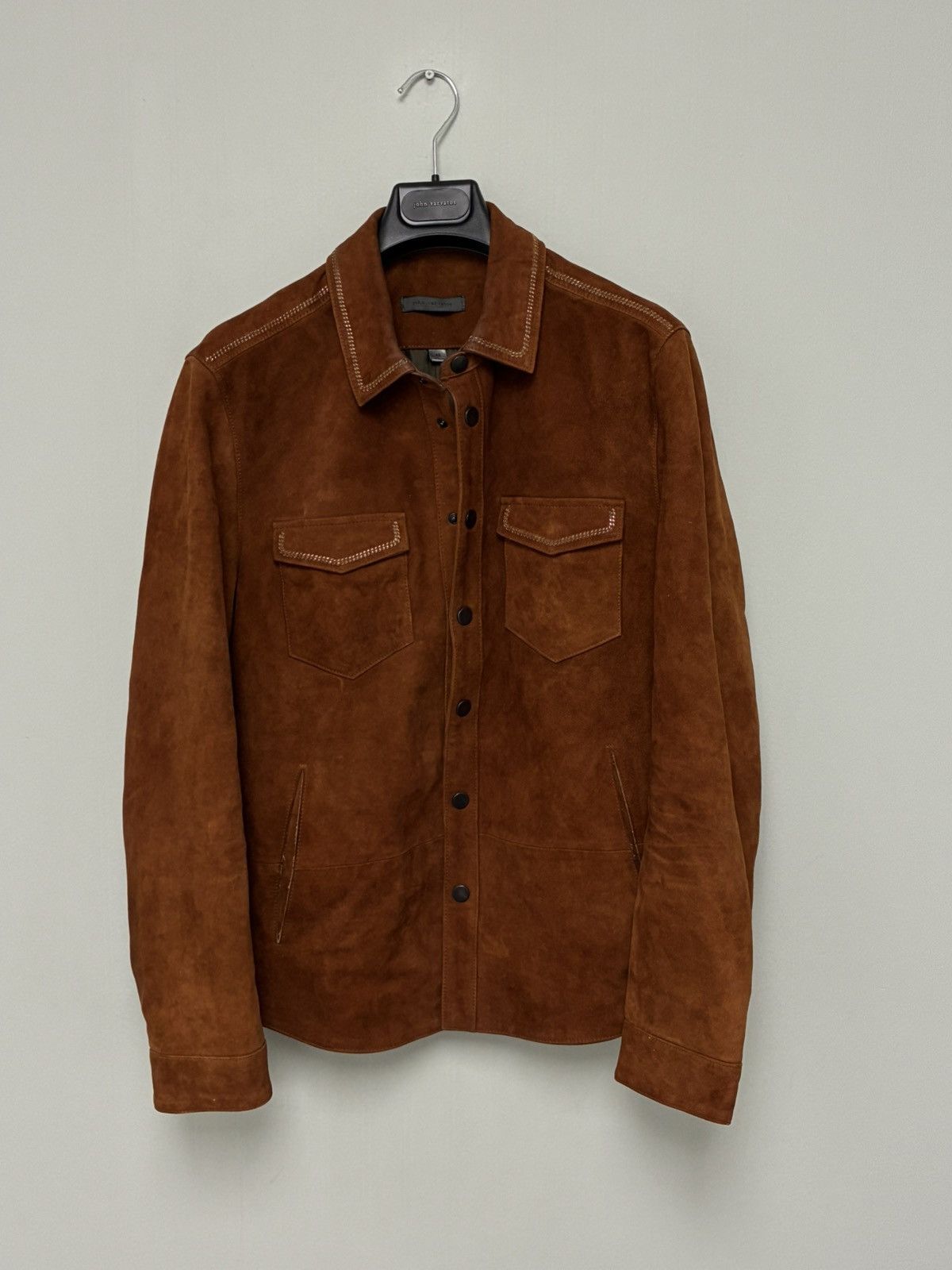 John Varvatos Emmons Suede Jacket EU 48 USA 38 Size US M / EU 48-50 / 2 - 7 Thumbnail