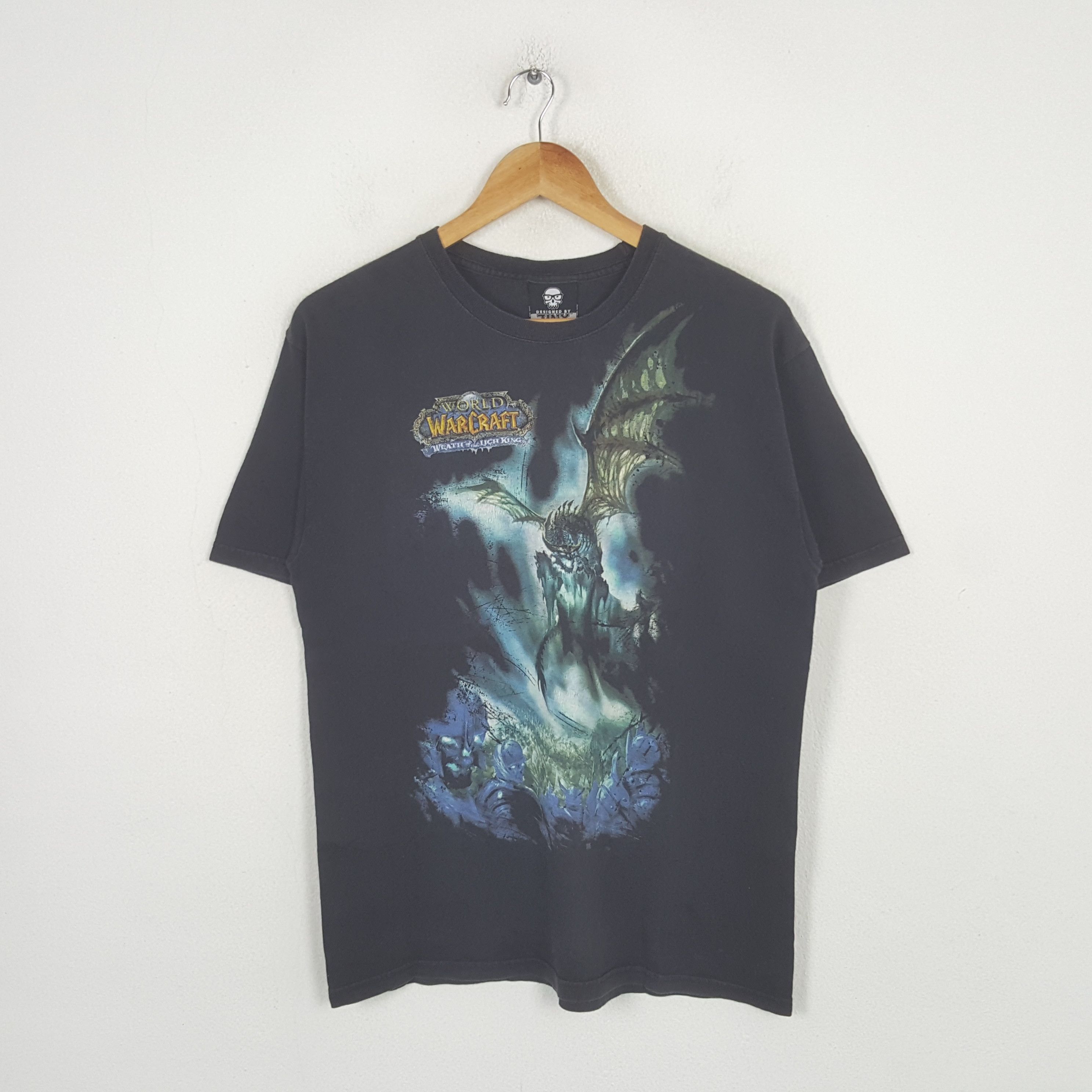 Vintage World Warcraft Playstation Video Game Tshirt RRR#