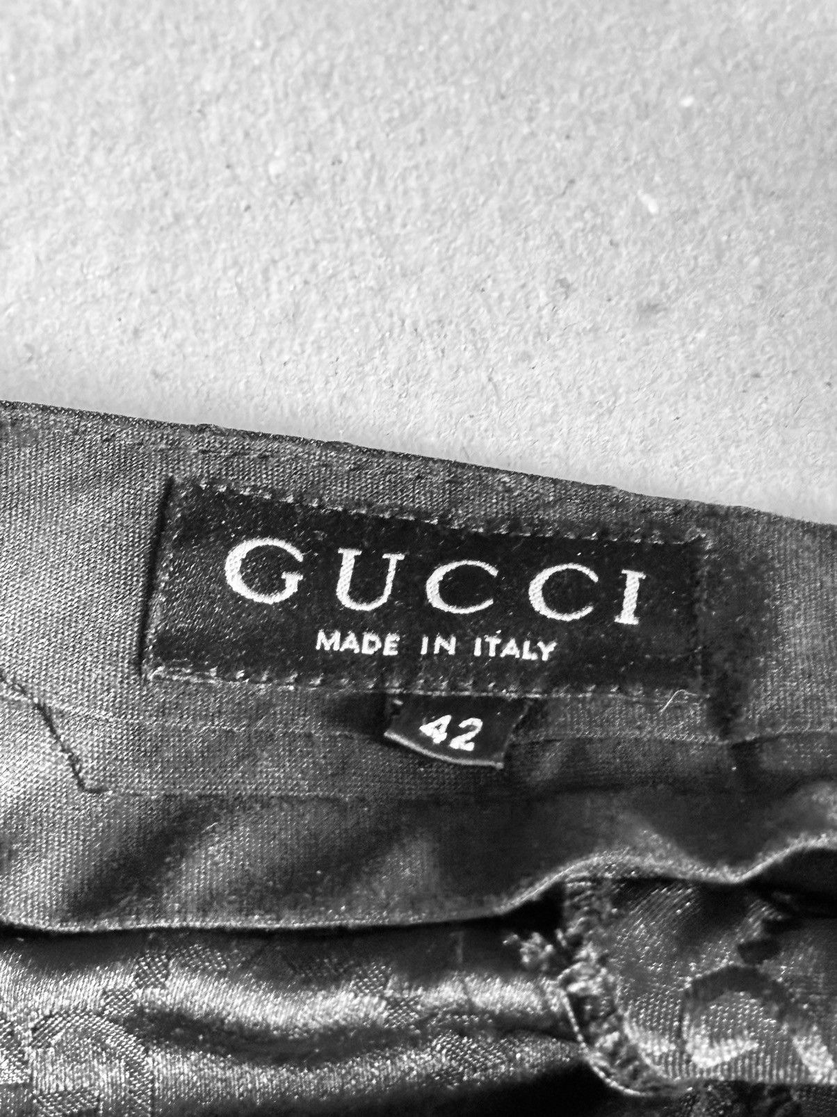 Gucci Gucci by Tom Ford S/S 1998 Runway Monogram Silk Suit Size M / US 6-8 / IT 42-44 - 8 Thumbnail