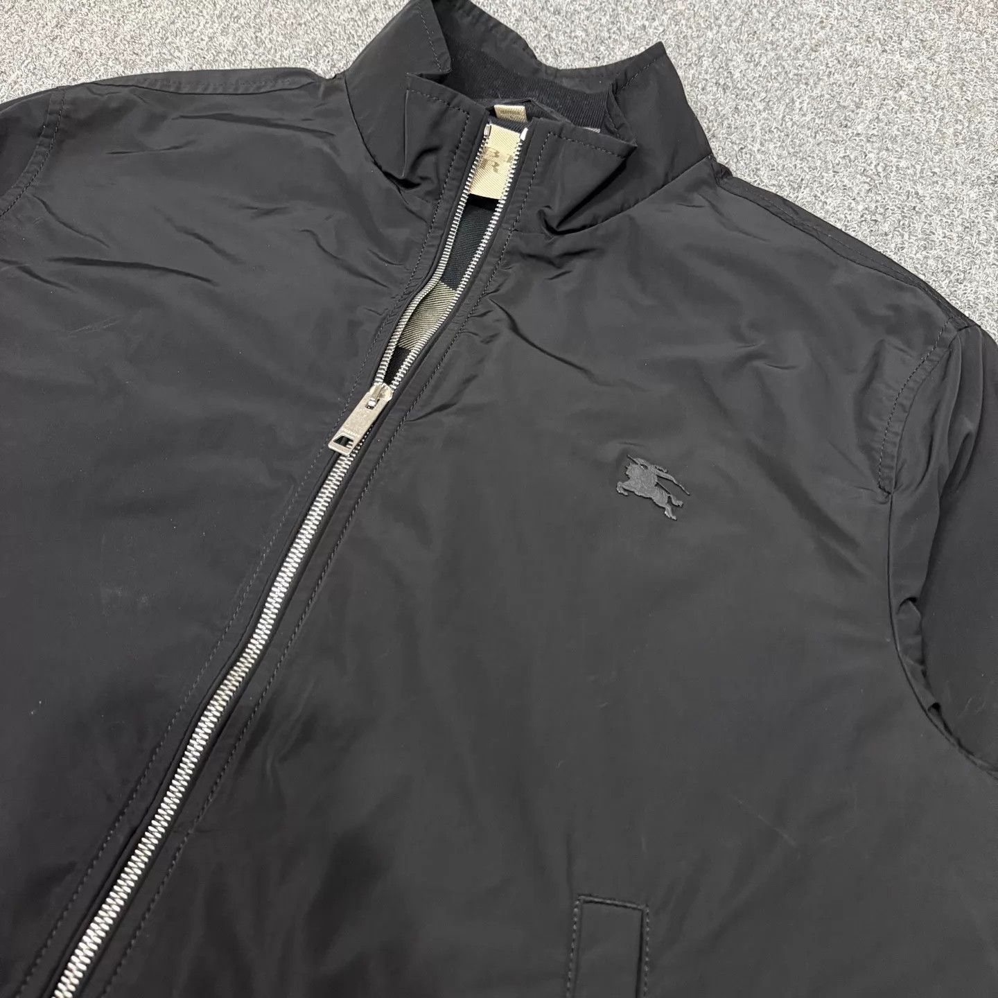 Burberry Burberry Black Horseferry Logo Nylon Jacket L Size US L / EU 52-54 / 3 - 3 Thumbnail