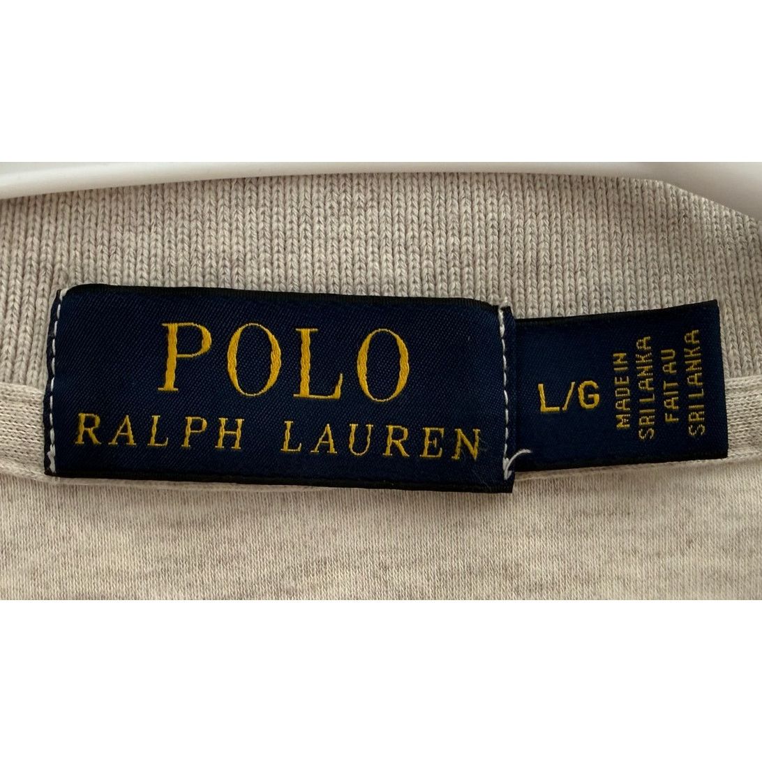 Polo Ralph Lauren Polo Ralph Lauren Cream/White Men's Polo Navy Pony Large Size US M / EU 48-50 / 2 - 3 Thumbnail