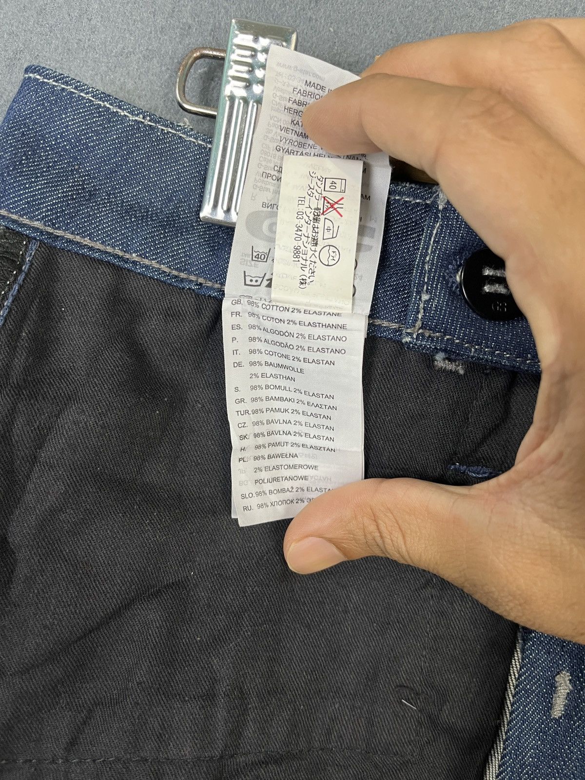 G-Star × Japanese Brand G Star Raw Denim Minic Mini Skirt Size 29" - 13 Thumbnail