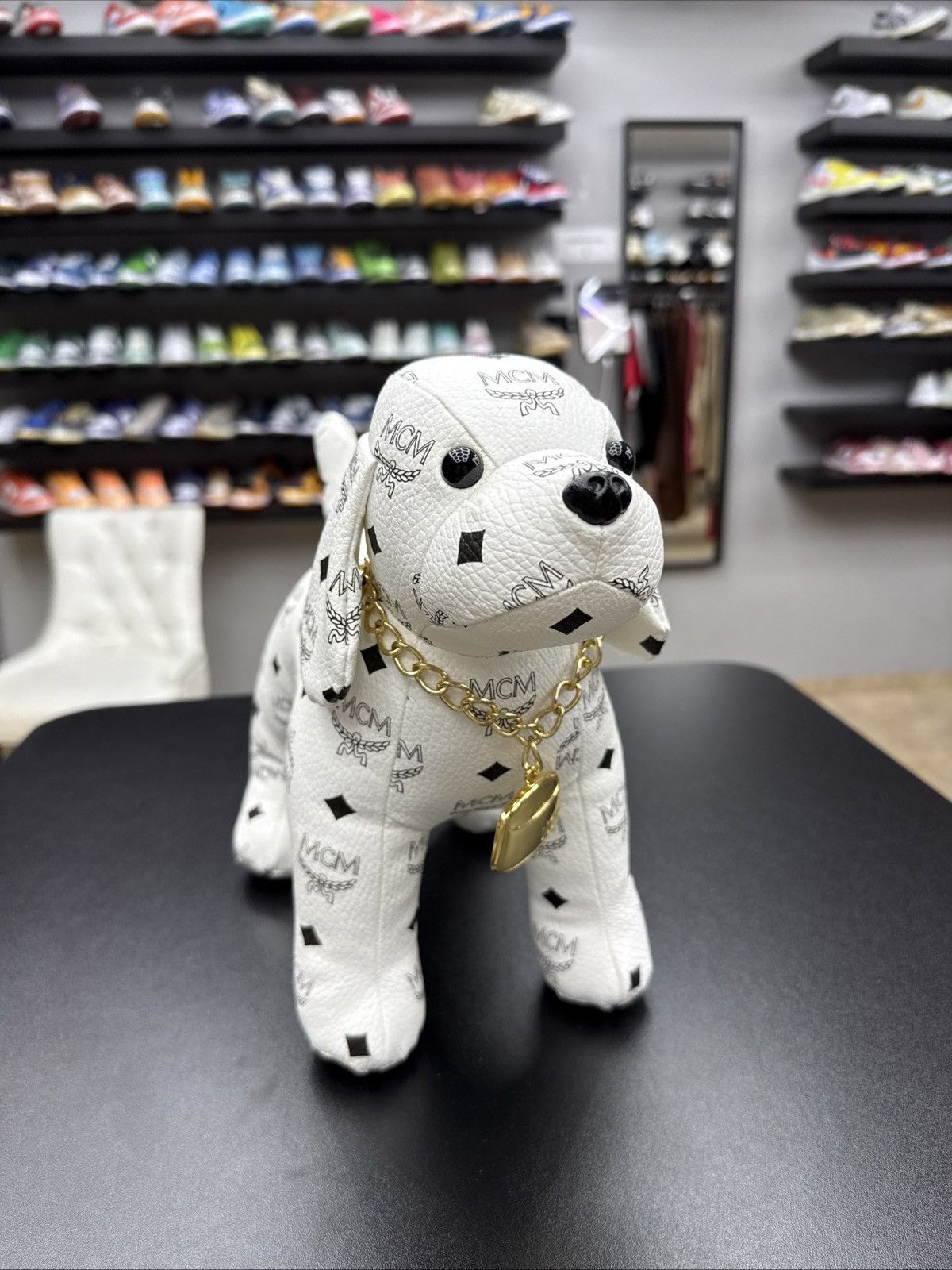 MCM AUTHENTIC MCM Leather Beagle Plush Dog Toy Stuffed Size ONE SIZE - 3 Thumbnail