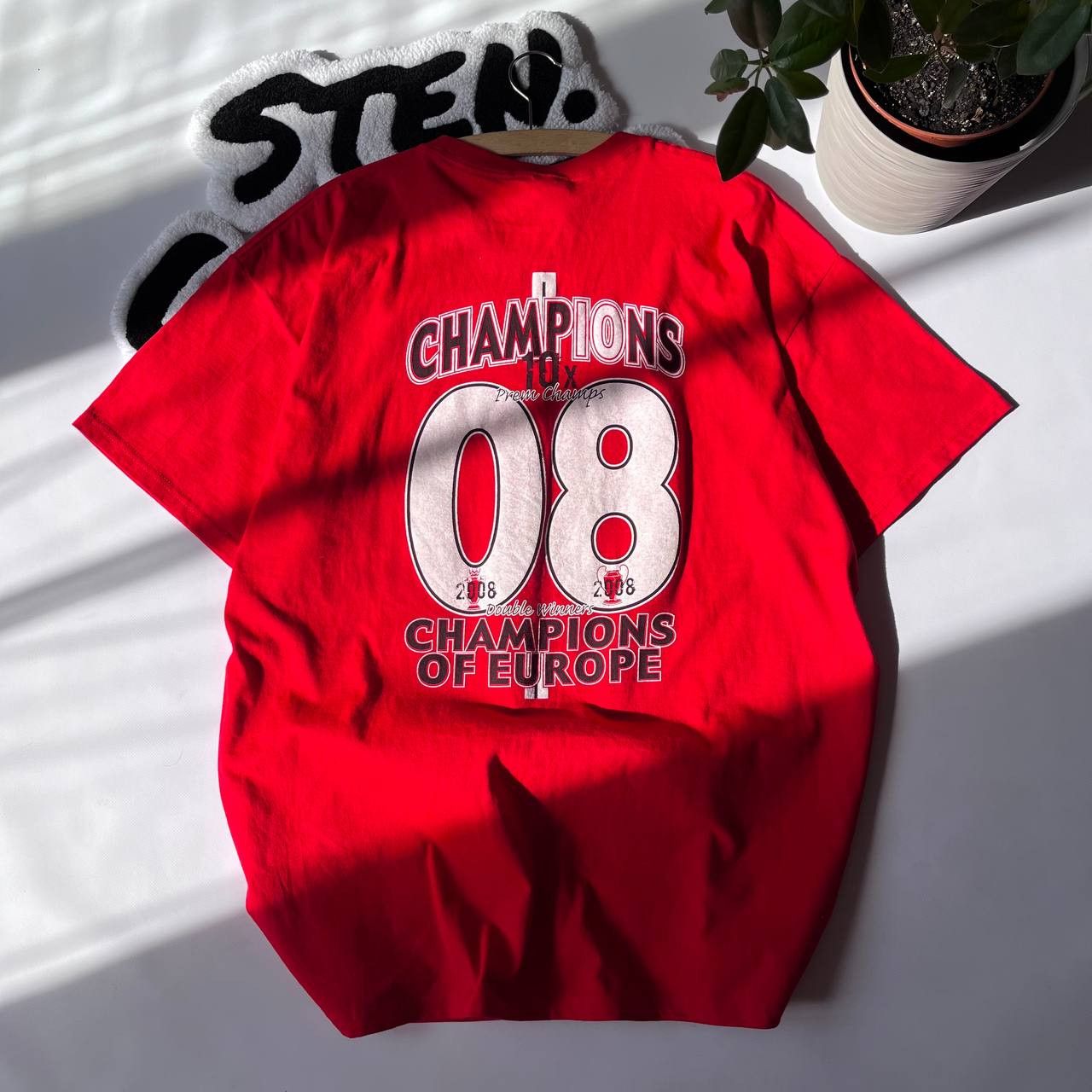Vintage Manchester United shirt Champions of Europe Premier 2008 Size US XXL / EU 58 / 5 - 2 Thumbnail