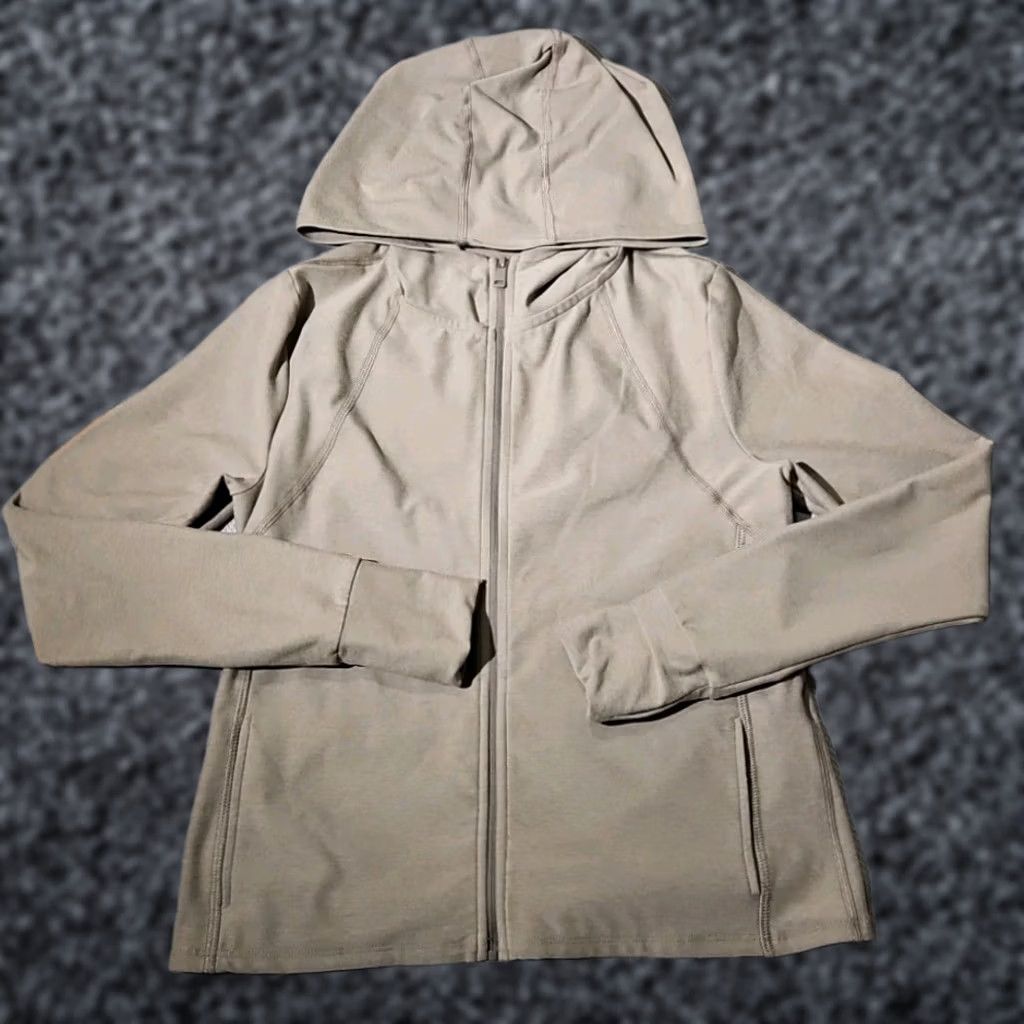 Beyond Yoga Beyond Yoga Jacket Womens XS Beige Core Spacedye High Energy Hoodie Full Zip Hoodie Unisex? No — Women’s only. Size XS / US 0-2 / IT 36-38 - 1 Thumbnail