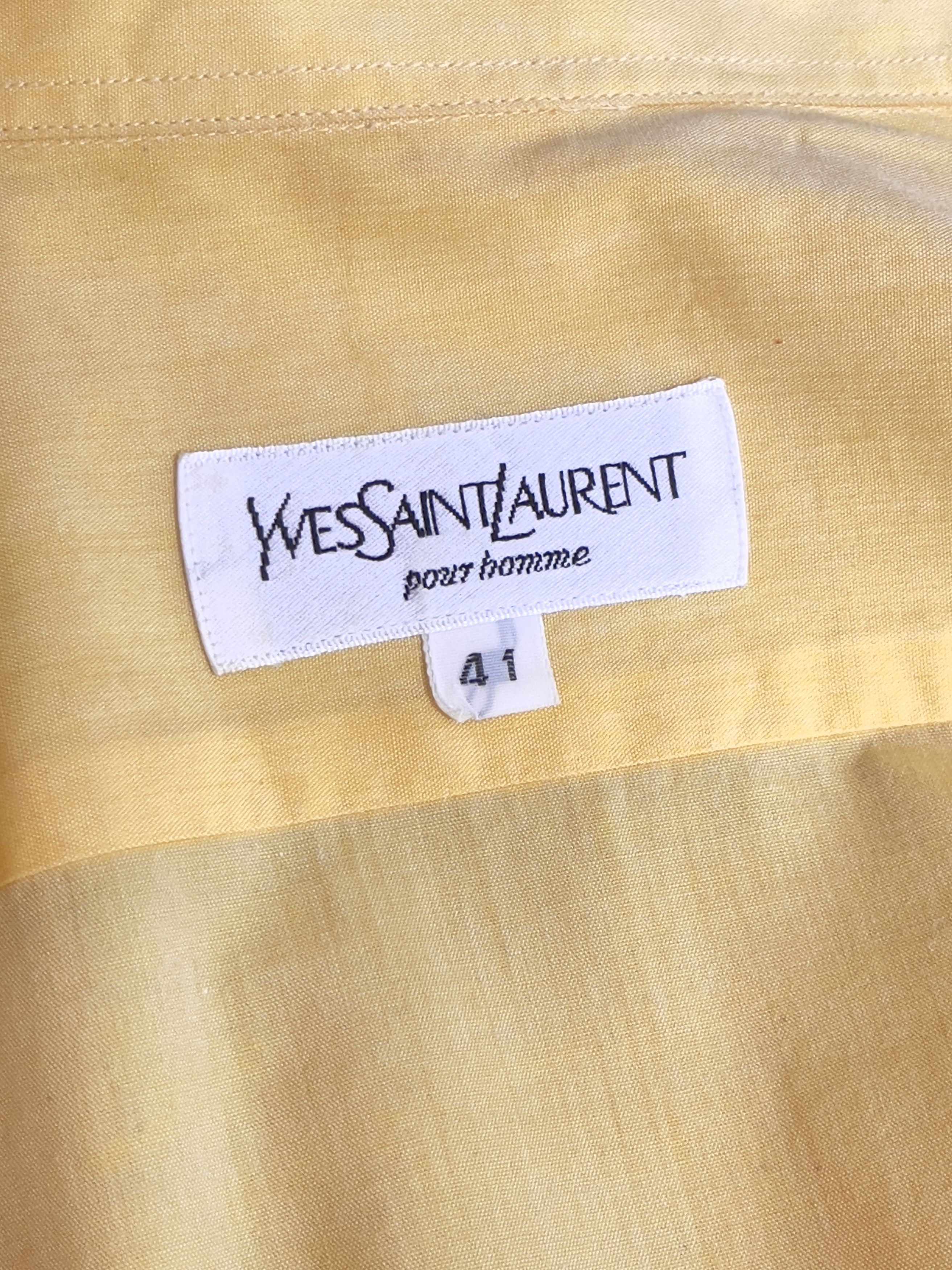 Yves Saint Laurent 🔥 vintage Tshirt YSL Yves Saint Laurent shirt size L Size US L / EU 52-54 / 3 - 5 Thumbnail