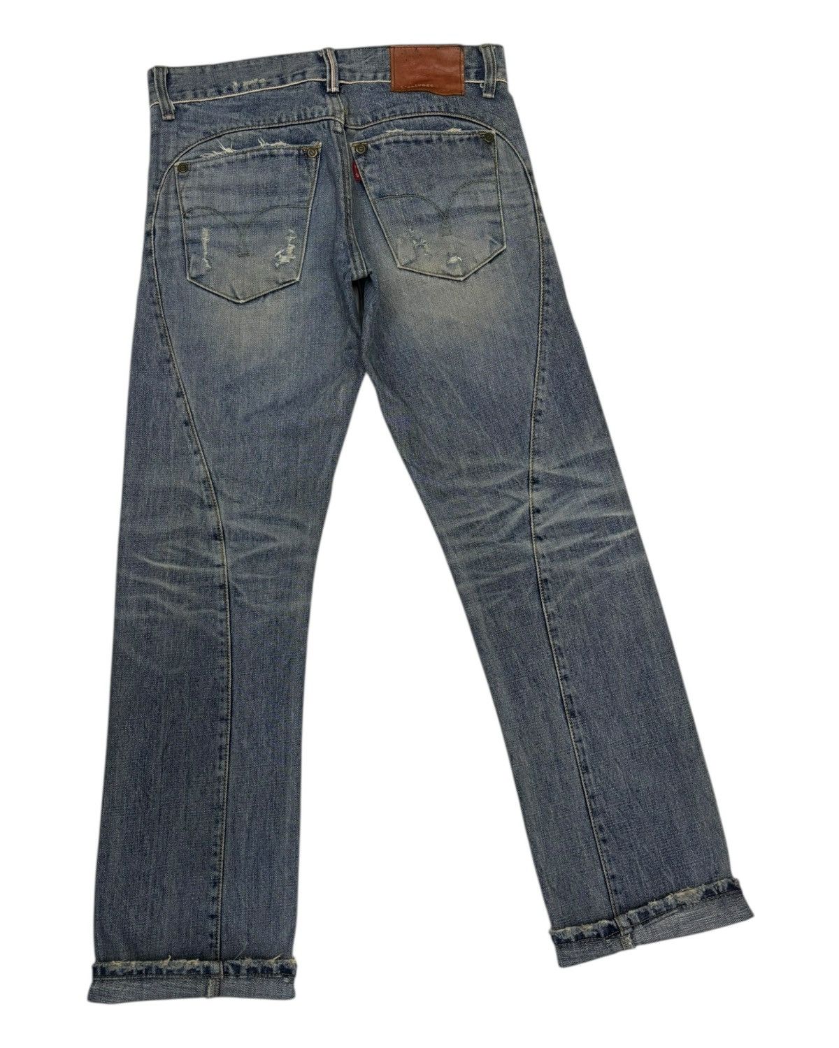 Kapital Vintage L’selvage Distressed Denim Jeans Size US 30 / EU 46 - 4 Thumbnail