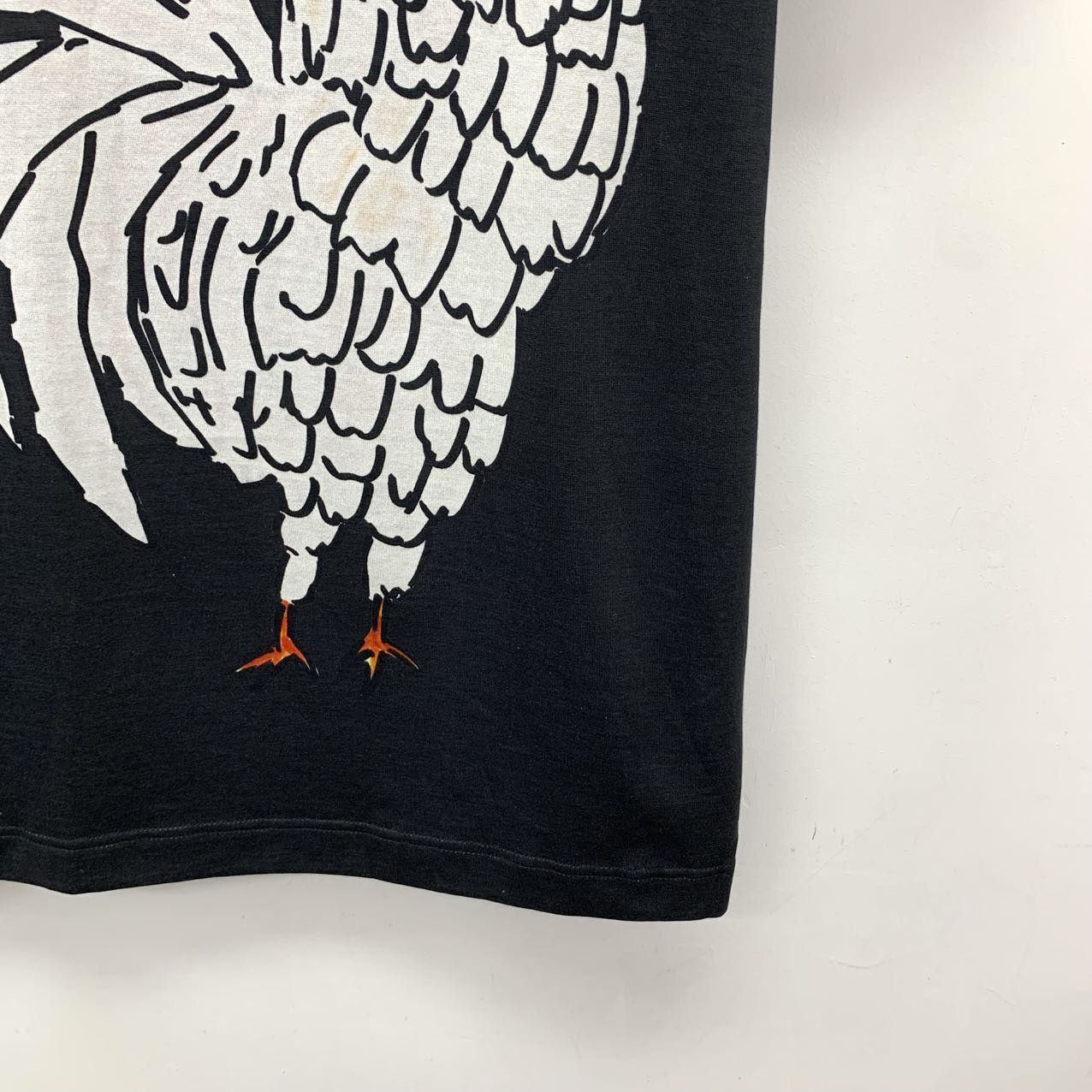 Dolce & Gabbana Dolce & Gabbana Black Rooster Print Short Sleeve K26WX Size US S / EU 44-46 / 1 - 4 Thumbnail