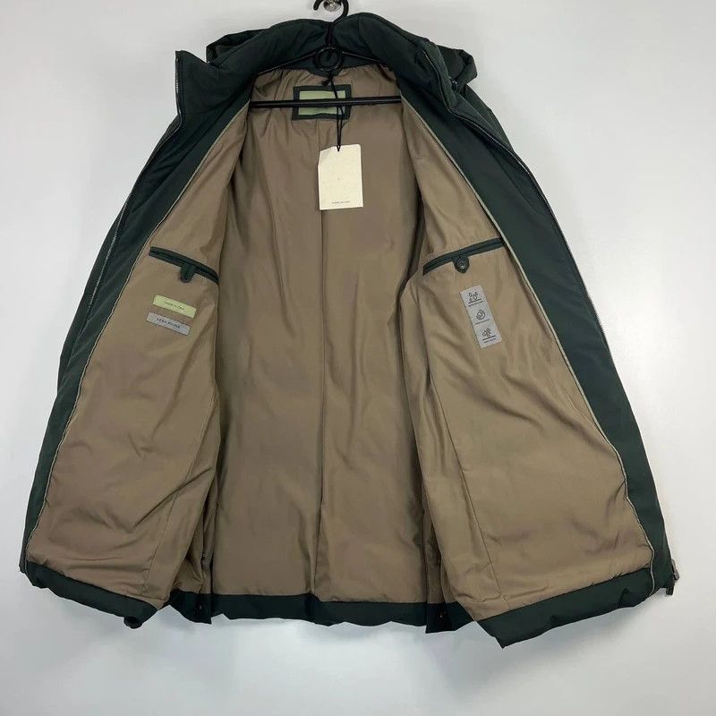 Corneliani Corneliani Circle Down Jacket Hooded Green Mens Size XXL Size US XXL / EU 58 / 5 - 14 Thumbnail