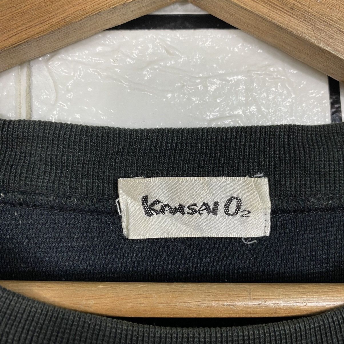 Kansai Yamamoto 📌Vintage Sweatshirt Kansai O2 Big Log Spell Out Size US M / EU 48-50 / 2 - 13 Thumbnail
