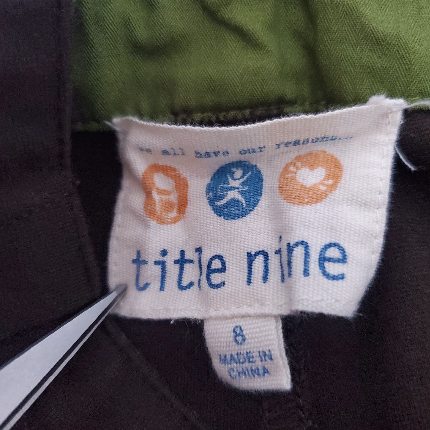 Vintage Title Nine Skirt Women 8 Brown Hepburn Hiking Athletic Cargo Outdoor Stretch Zip Side Pocket Size 30" / US 8 / IT 44 - 3 Thumbnail
