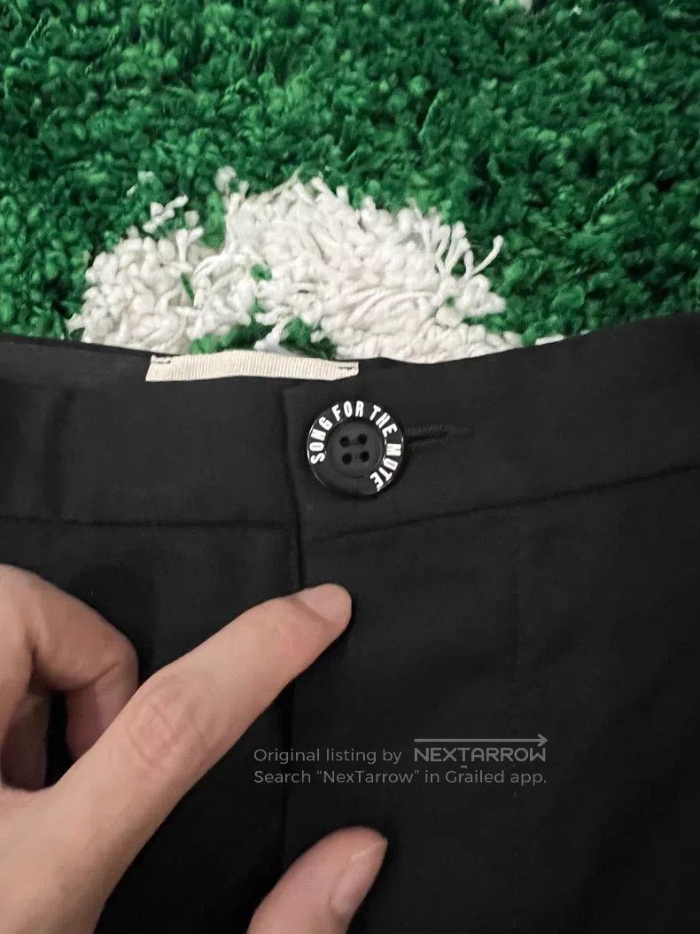 Song For The Mute Song For The Mute Black Casual Pants Size US 32 / EU 48 - 2 Thumbnail