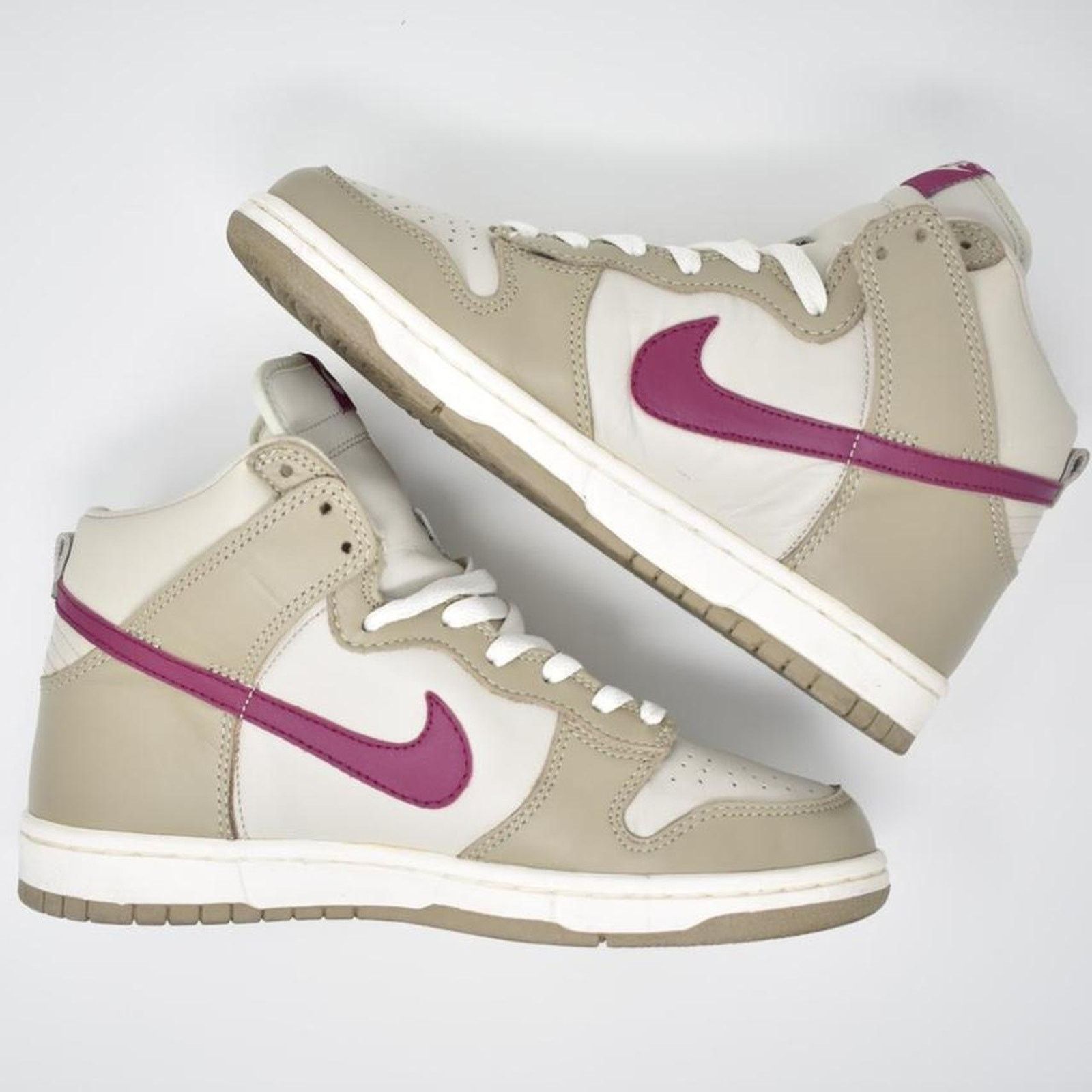 Nike 2003 Nike Dunk High “Raspberry Cream” Size US 8.5 / IT 38.5 - 4 Thumbnail