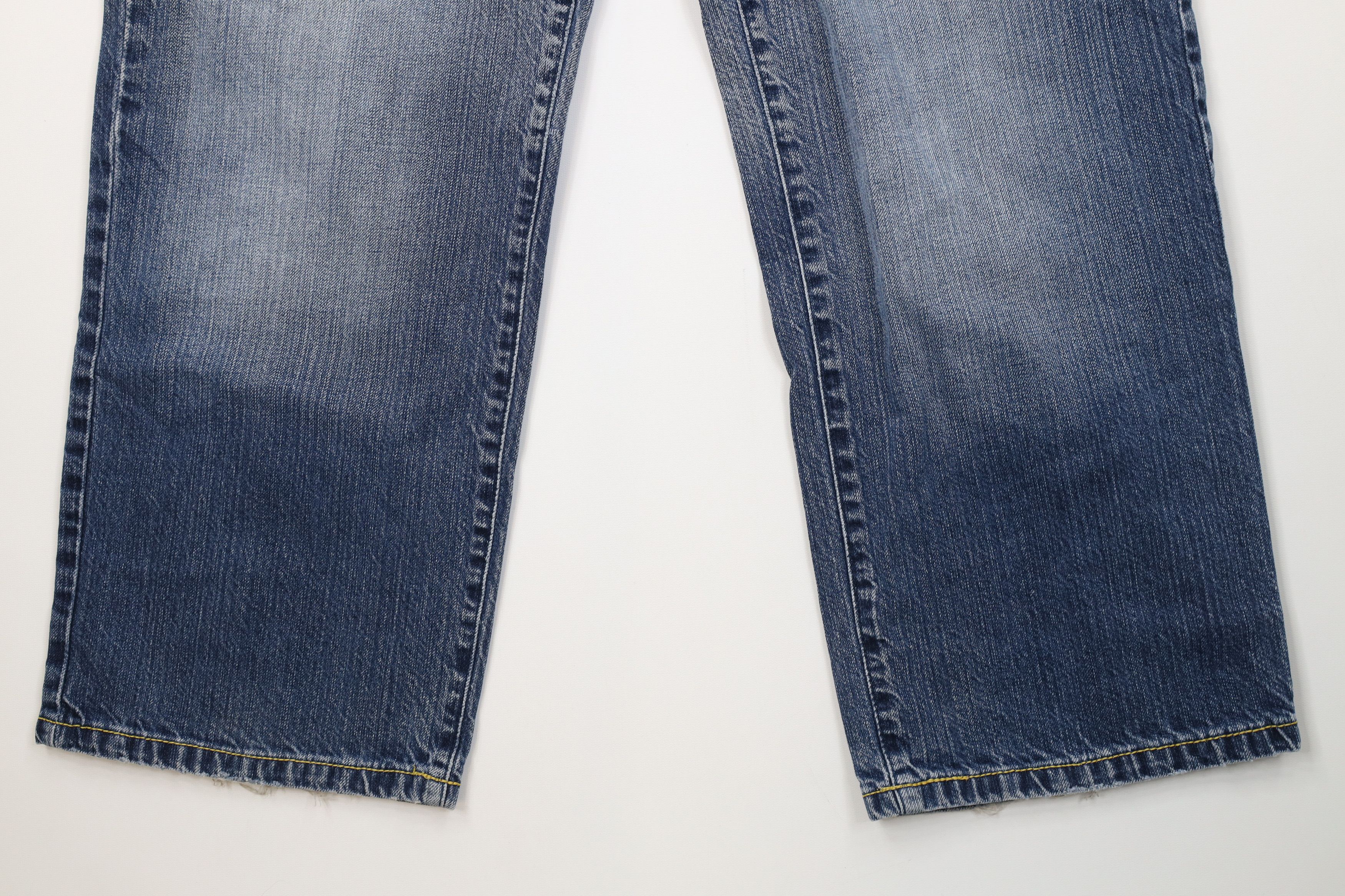 Enyce Vintage 90s Y2K Enyce Fit Wide Leg Denim Jeans Blue Cotton Size US 34 / EU 50 - 4 Thumbnail