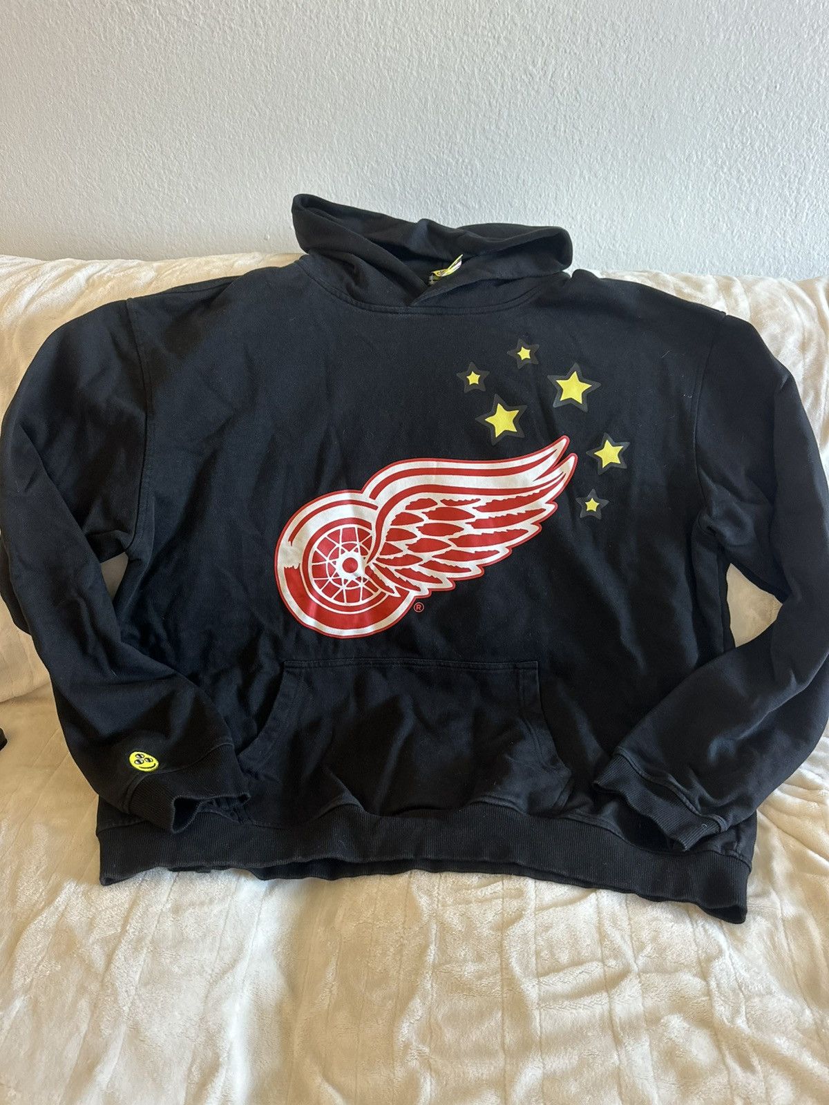 NHL NHL Detroit Red Wings Dishin Black Logo LCA Exclusive Hoodie Size US XL / EU 56 / 4 - 2 Thumbnail