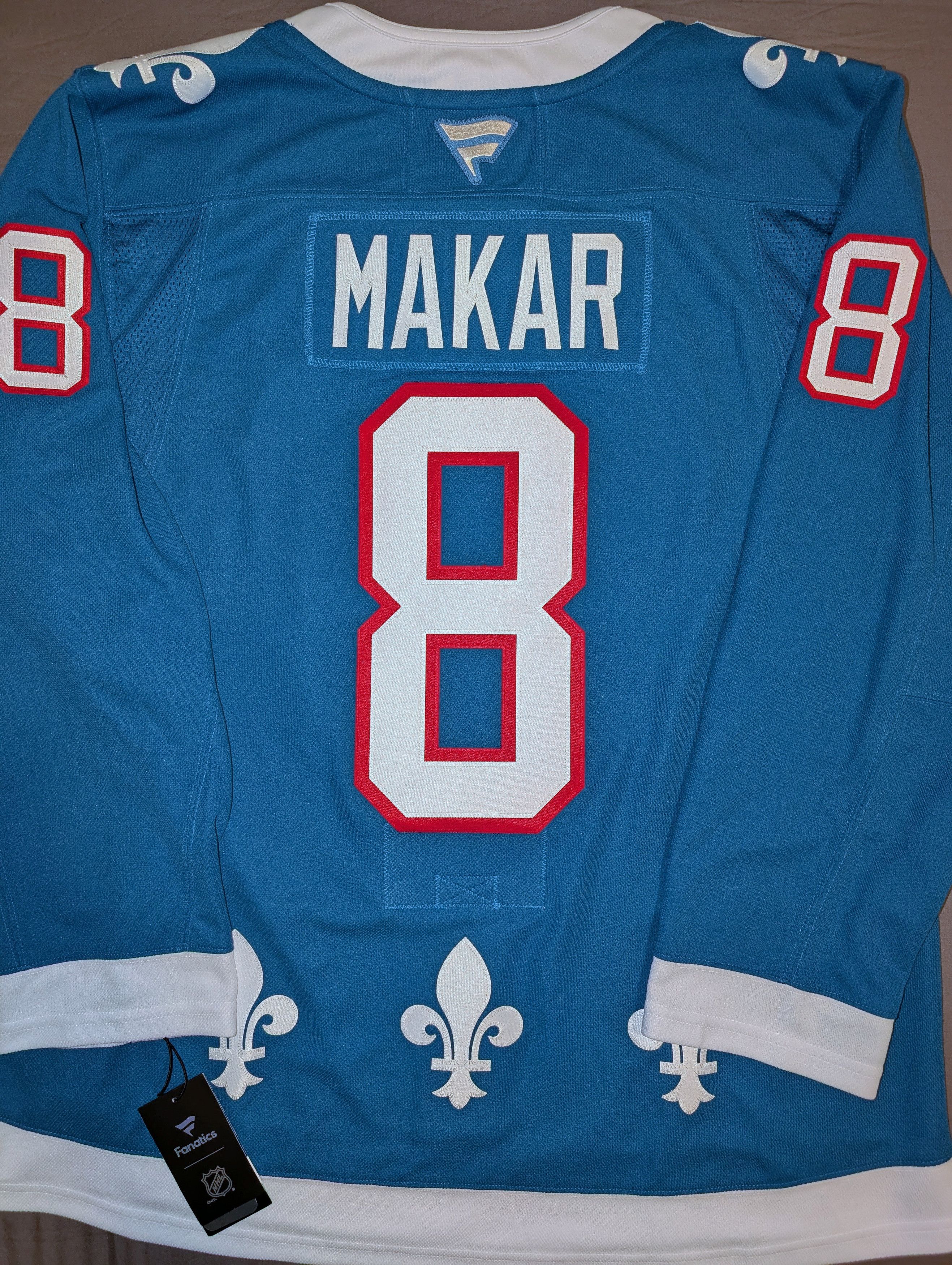 NHL Cale Makar Colorado Avalanche Nordiques jersey Fanatics sz56 Size US XXL / EU 58 / 5 - 1 Thumbnail