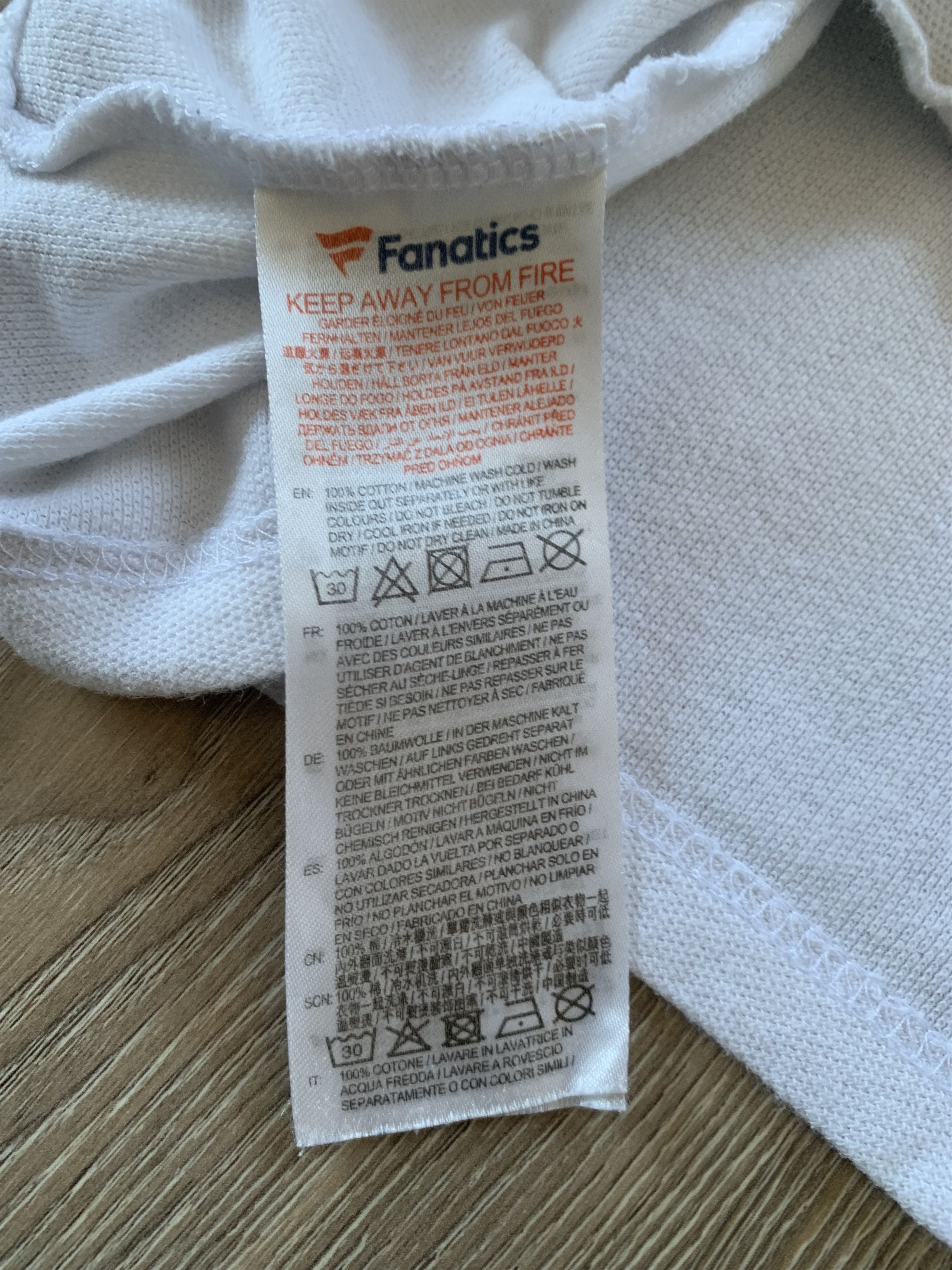 Other Fanatics England White T Shirt Size US S / EU 44-46 / 1 - 6 Thumbnail