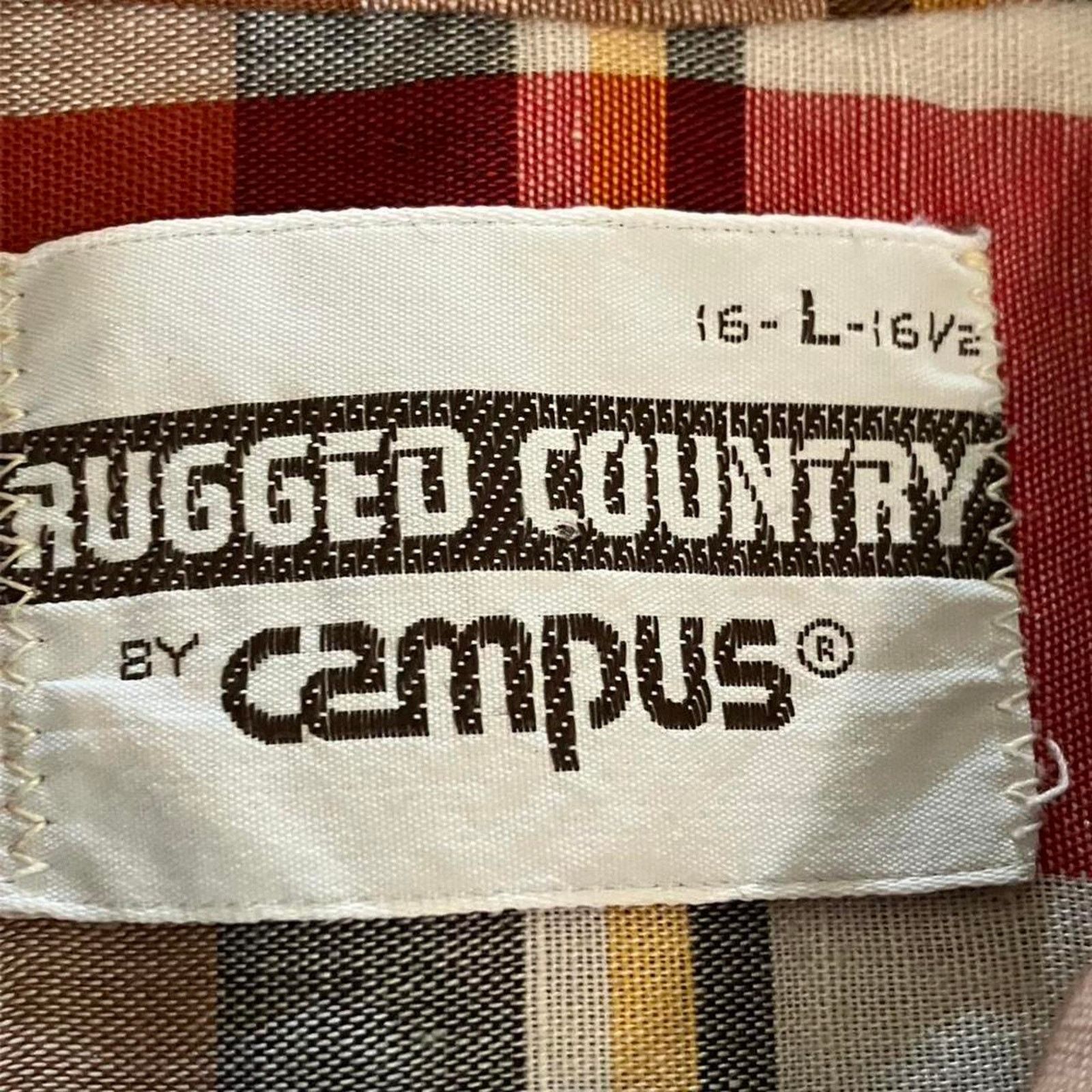 Other True Vtg 70s Short Sleeve Plaid Shirt Single Stitch Sz Large Size US L / EU 52-54 / 3 - 2 Thumbnail