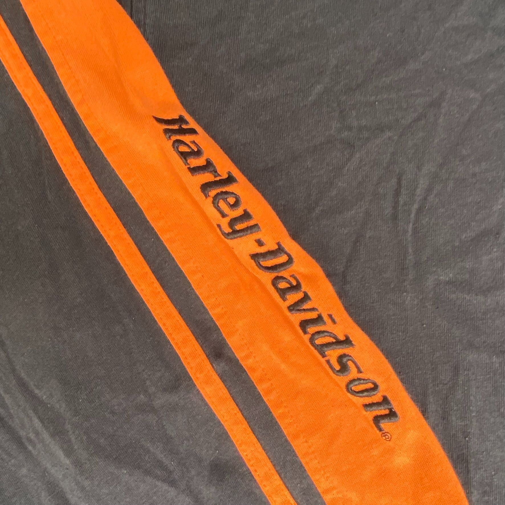 Harley Davidson Vintage Y2K Harley Davidson Rugby Polo Punk Biker Logo Shirt Size US XL / EU 56 / 4 - 3 Thumbnail