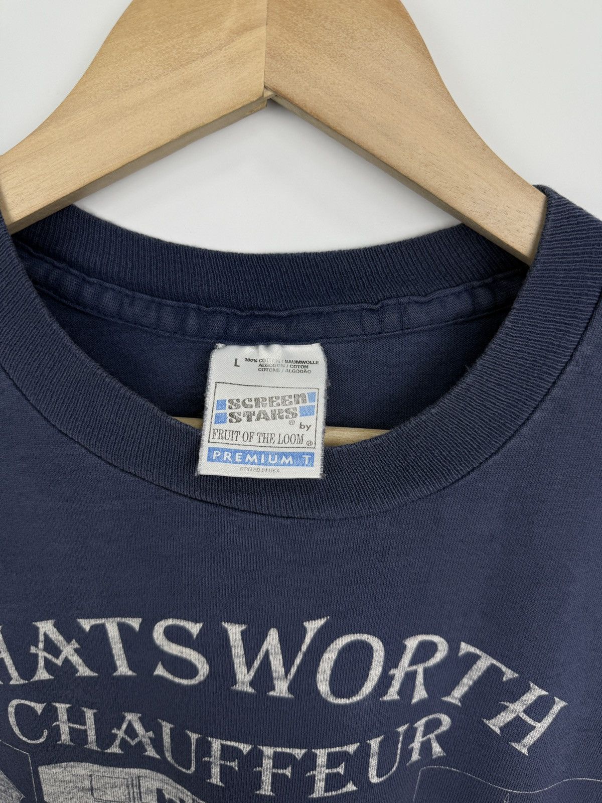 Fruit Of The Loom 🇬🇧 Vintage 90s Chatsworth House The Rolls Royce New Phantom Size US L / EU 52-54 / 3 - 6 Thumbnail