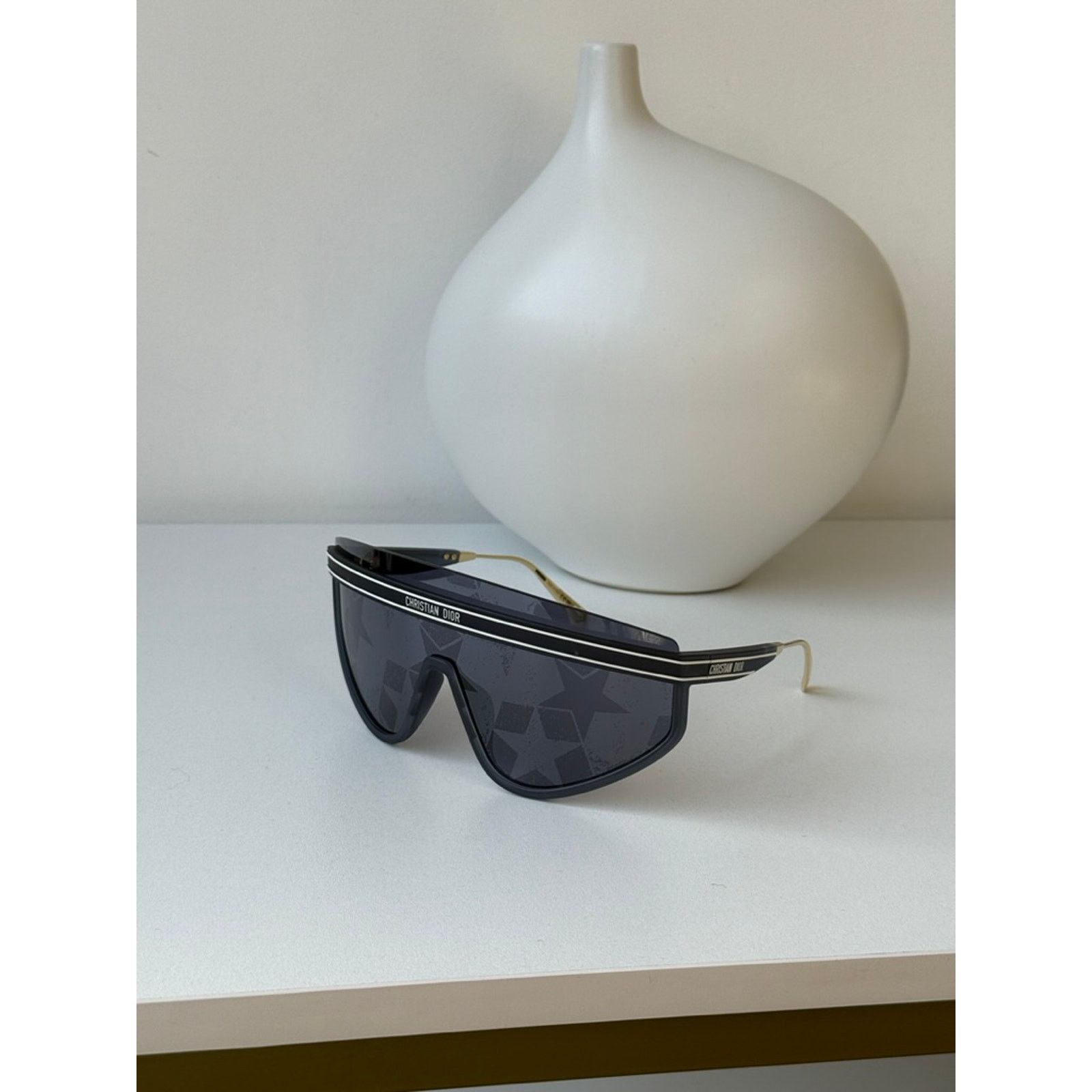 Dior NEW Dior DiorClub M2U Shield Mask Sunglasses Blue Stars Size ONE SIZE - 7 Thumbnail