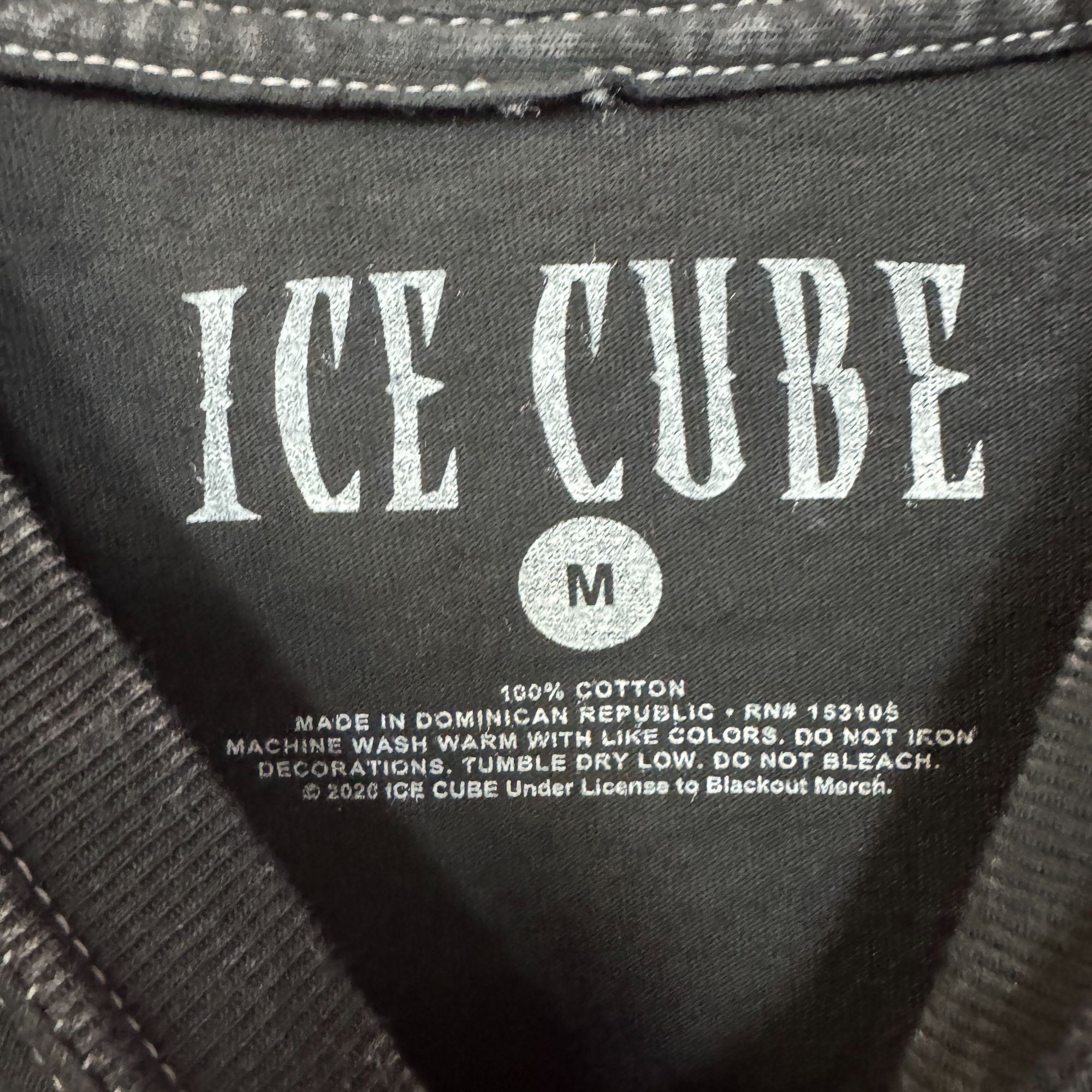 Rap Tees Ice Cube Today Was a Good Day West Coast Rap Acid Wash Tee M Size US M / EU 48-50 / 2 - 4 Thumbnail