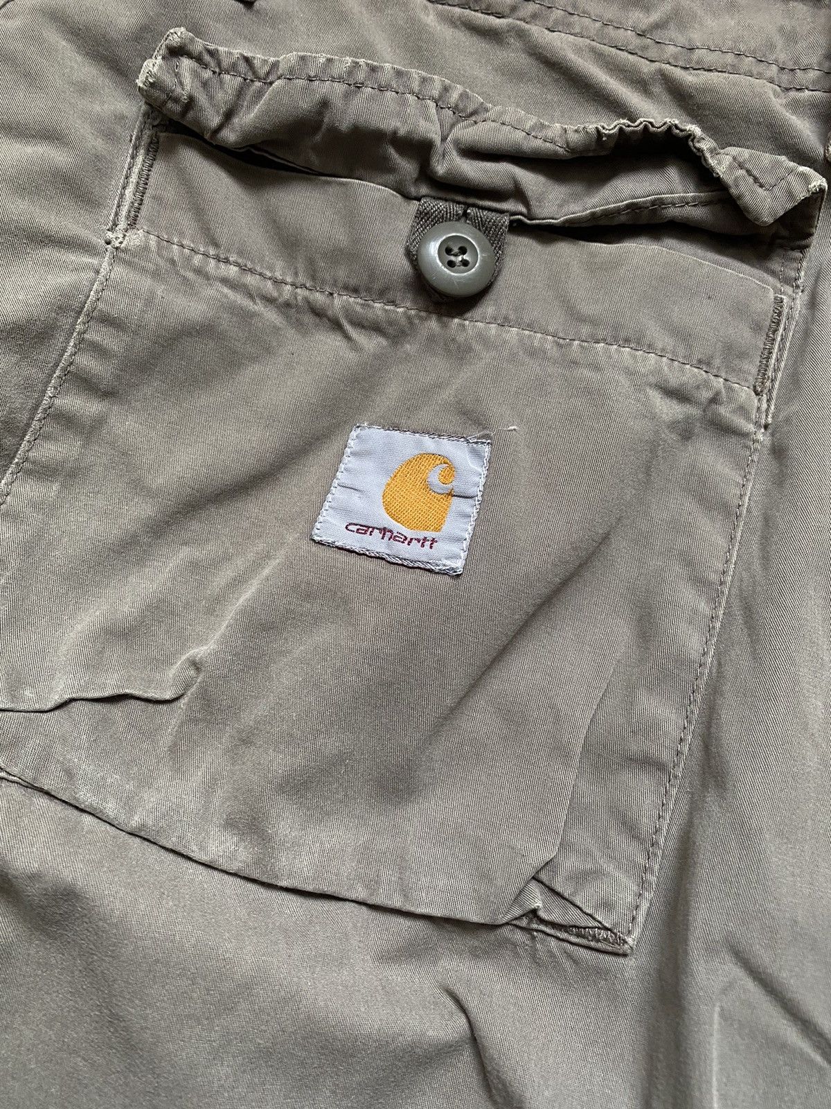 Carhartt × Carhartt Wip × Vintage Vintage Carhartt Cargo Pants Khaki Size US 36 / EU 52 - 3 Thumbnail