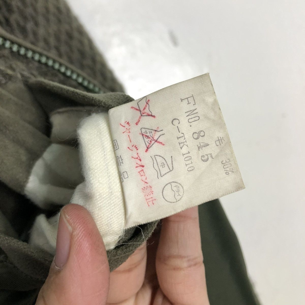 Japanese Brand 🔥DISTRESSED BIKER BOMBER JACKET KINGS WELL ISSEY MIYAKE Size US L / EU 52-54 / 3 - 20 Thumbnail