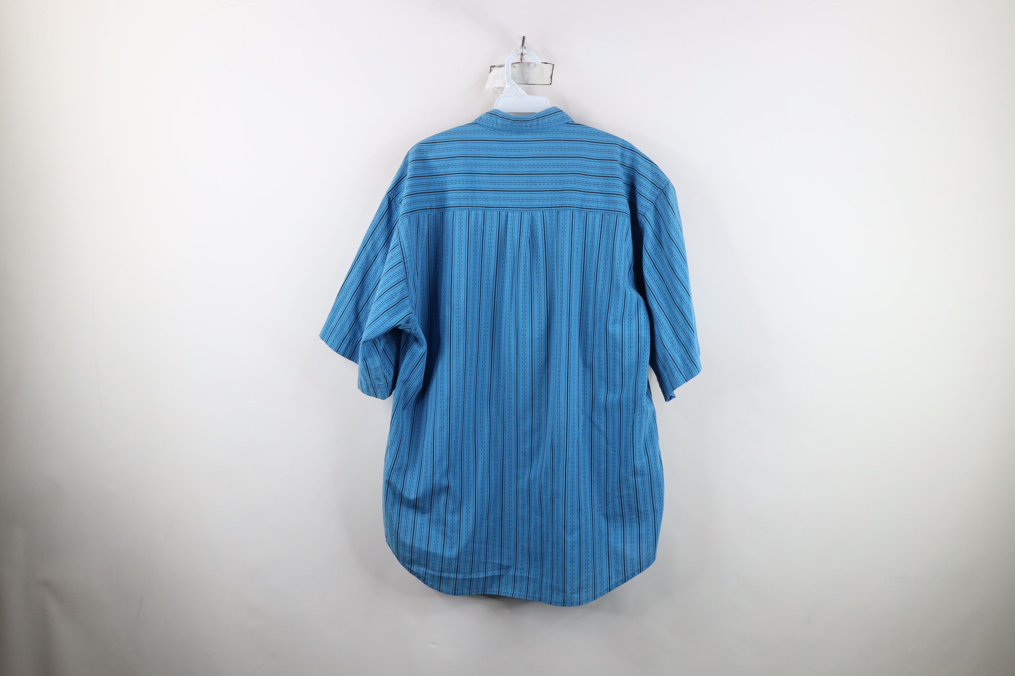 Vintage Vintage 90s Bugle Boy Fit Striped Short Sleeve Button Shirt Size US XL / EU 56 / 4 - 9 Thumbnail