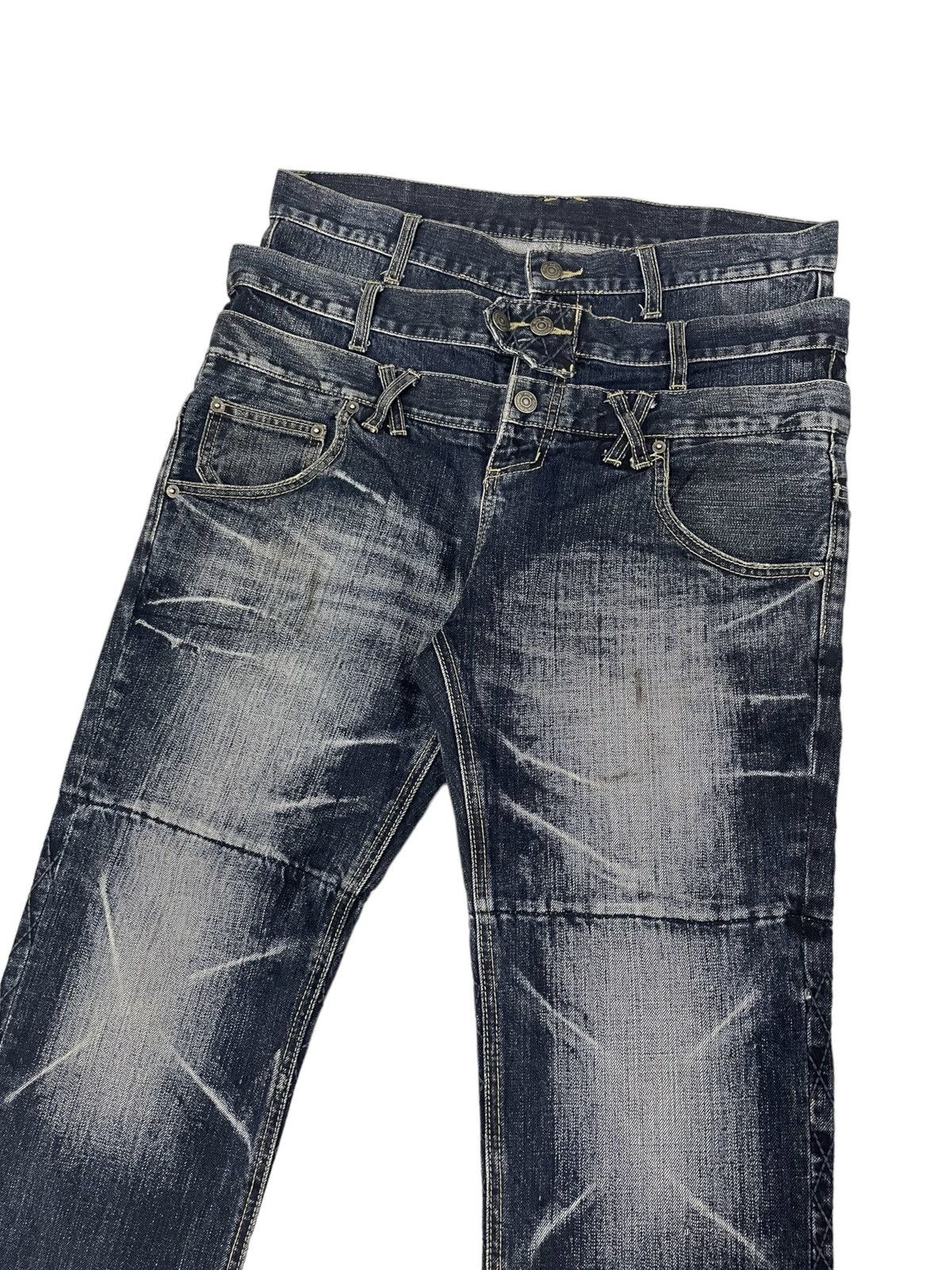 image of Ppfm Triple Waist Jeans in Blue, Men's (Size 34)