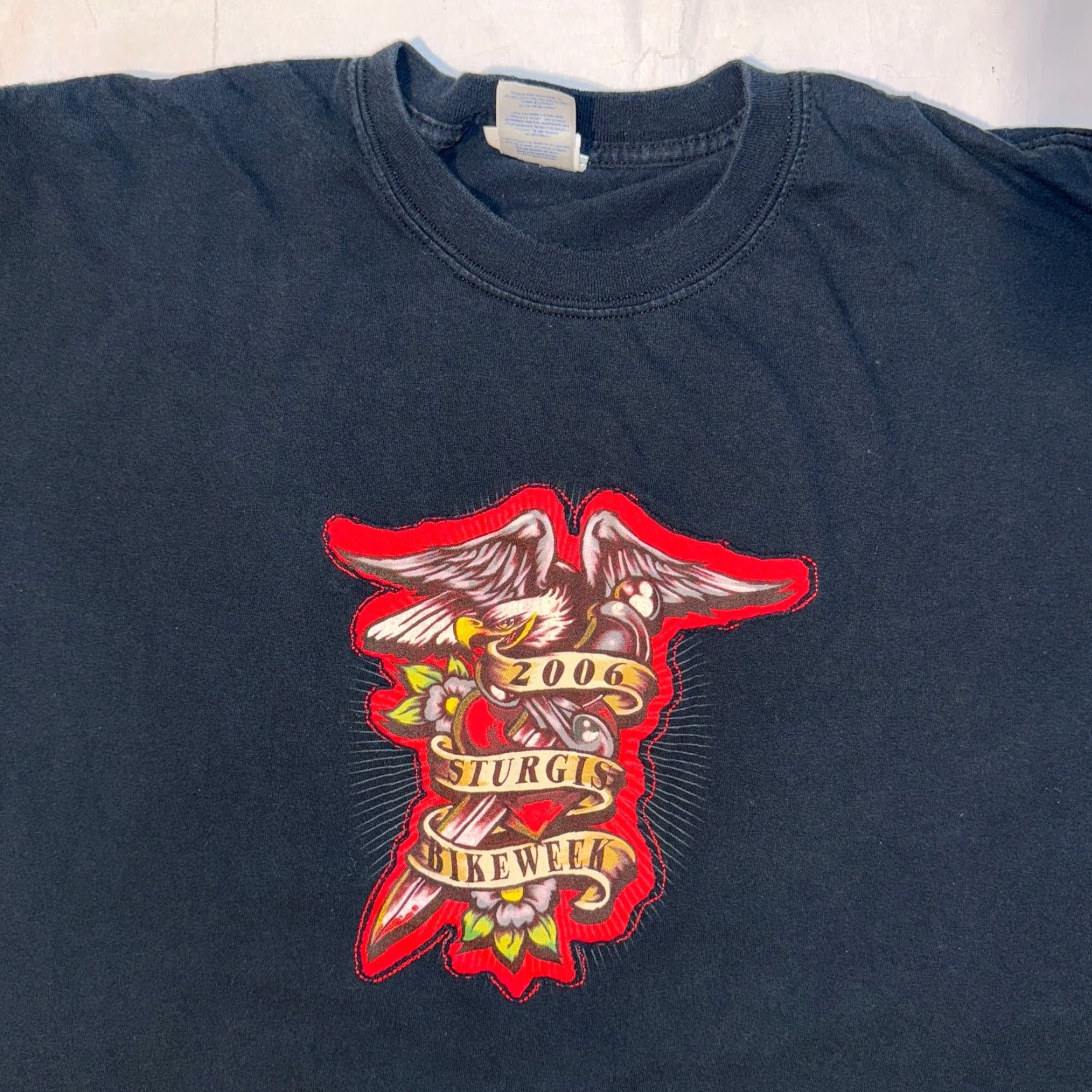 Vintage Sturgis Shirt Black XL T-Shirt Logo 2006 Vintage Men Short Sleeve Crew Neck Size US XL / EU 56 / 4 - 2 Thumbnail