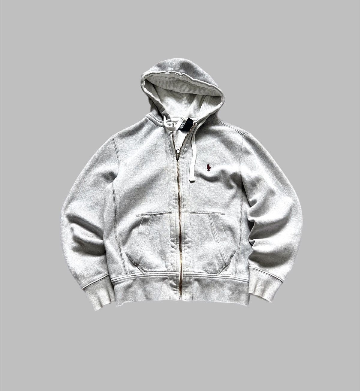 Japanese Brand × Polo Ralph Lauren Vintage Polo Ralph Lauren Zip Hoodie Hype Trend Y2K 00s USA Size US S / EU 44-46 / 1 - 1 Thumbnail