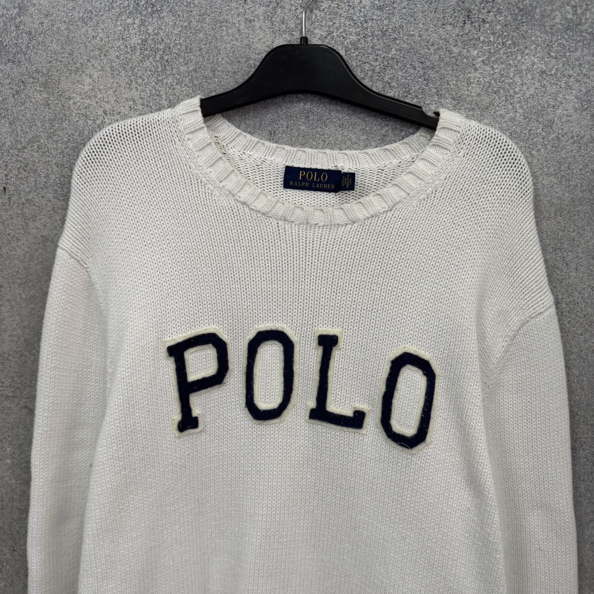 Polo Ralph Lauren Vintage Polo Ralph Lauren Sweater Big Logo Knit Size US S / EU 44-46 / 1 - 2 Thumbnail