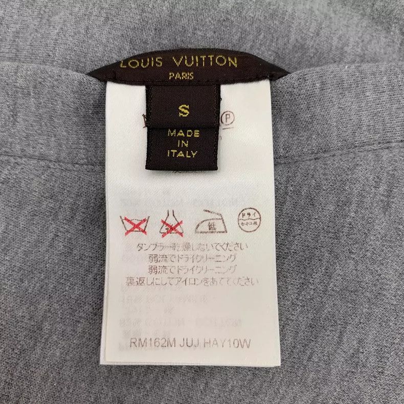 Louis Vuitton Louis Vuitton Grey monogrammed embroidered cotton hooded s Size US S / EU 44-46 / 1 - 5 Thumbnail