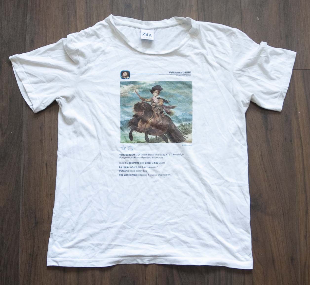 Zara Diego Velazquez x Zara T Shirt Size M Art Size US M / EU 48-50 / 2 - 1 Thumbnail