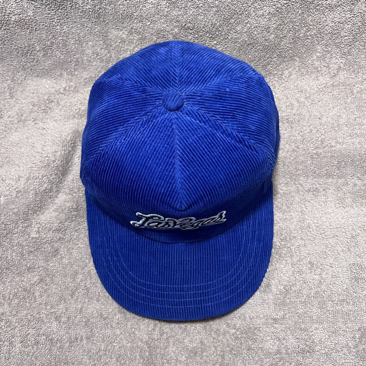 Vintage Vintage Las Vegas Corduroy Trucker Hat SnapBack Blue Size ONE SIZE - 8 Thumbnail