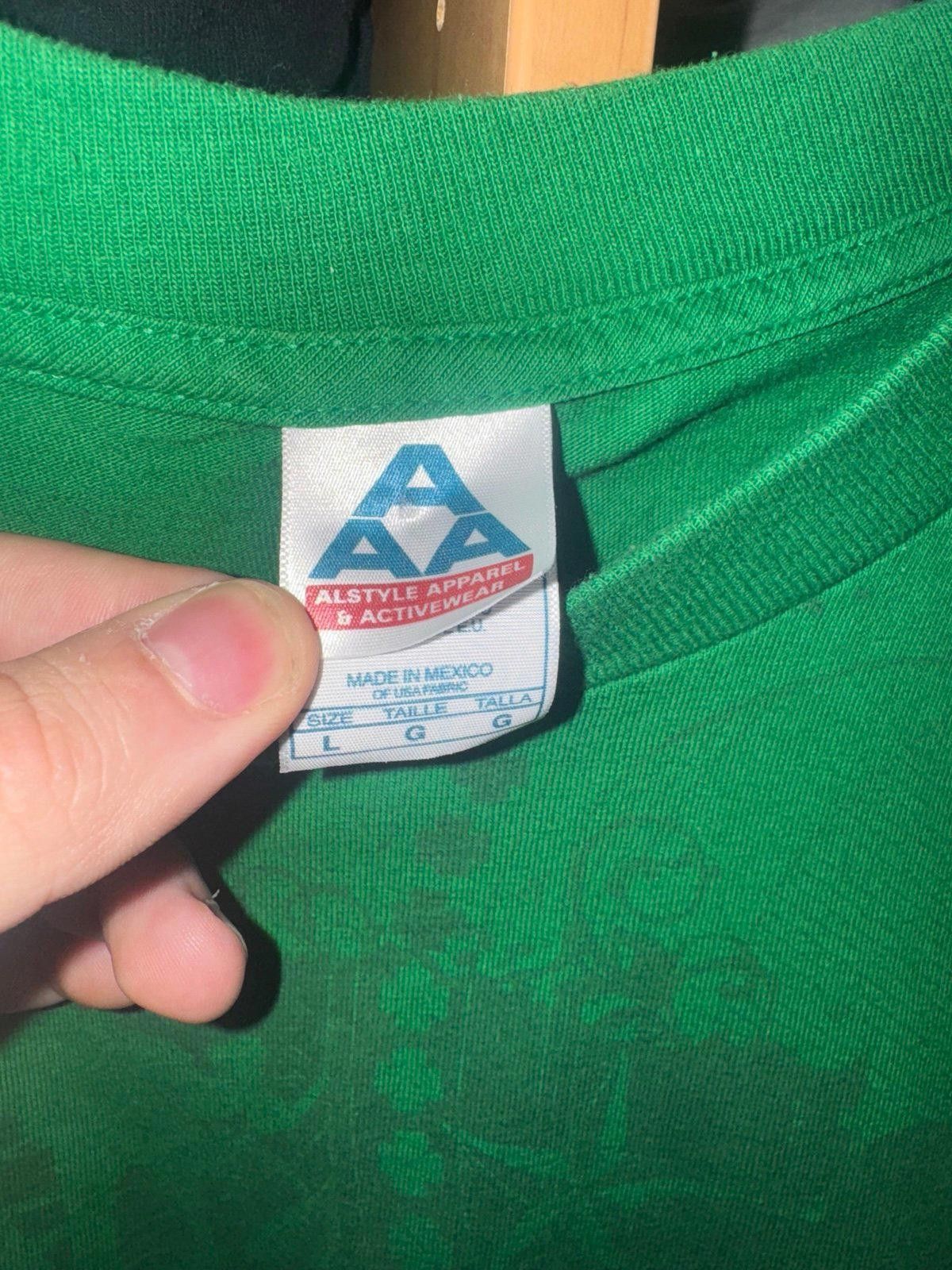 Designer Triple A Irish My Lucky Shirt JNCO Skull Grunge Rare Sz L Size US L / EU 52-54 / 3 - 4 Thumbnail