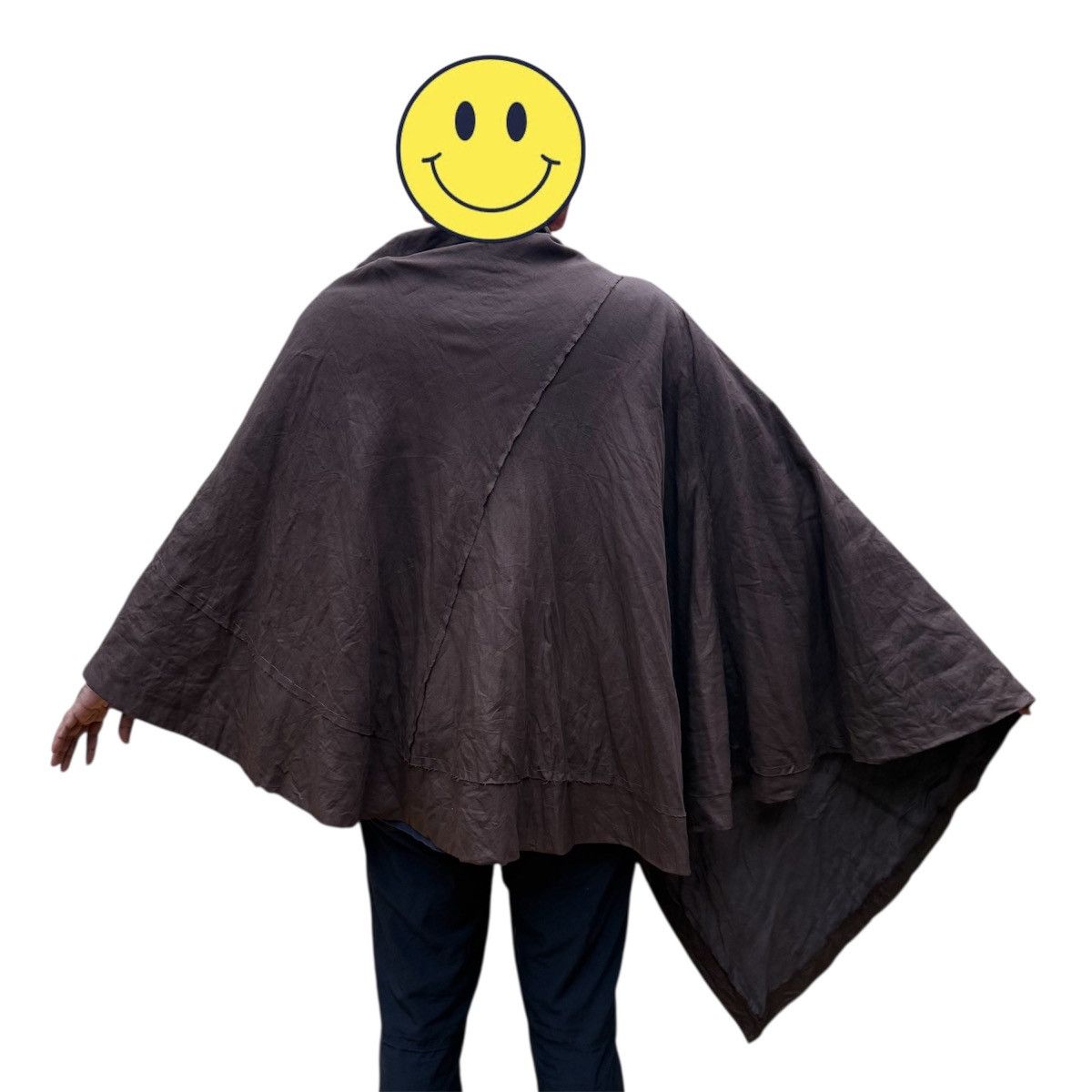 Yohji Yamamoto Vtg Yohji Yamamoto Signature SS95 Poncho Cloak Capes Size US L / EU 52-54 / 3 - 6 Thumbnail
