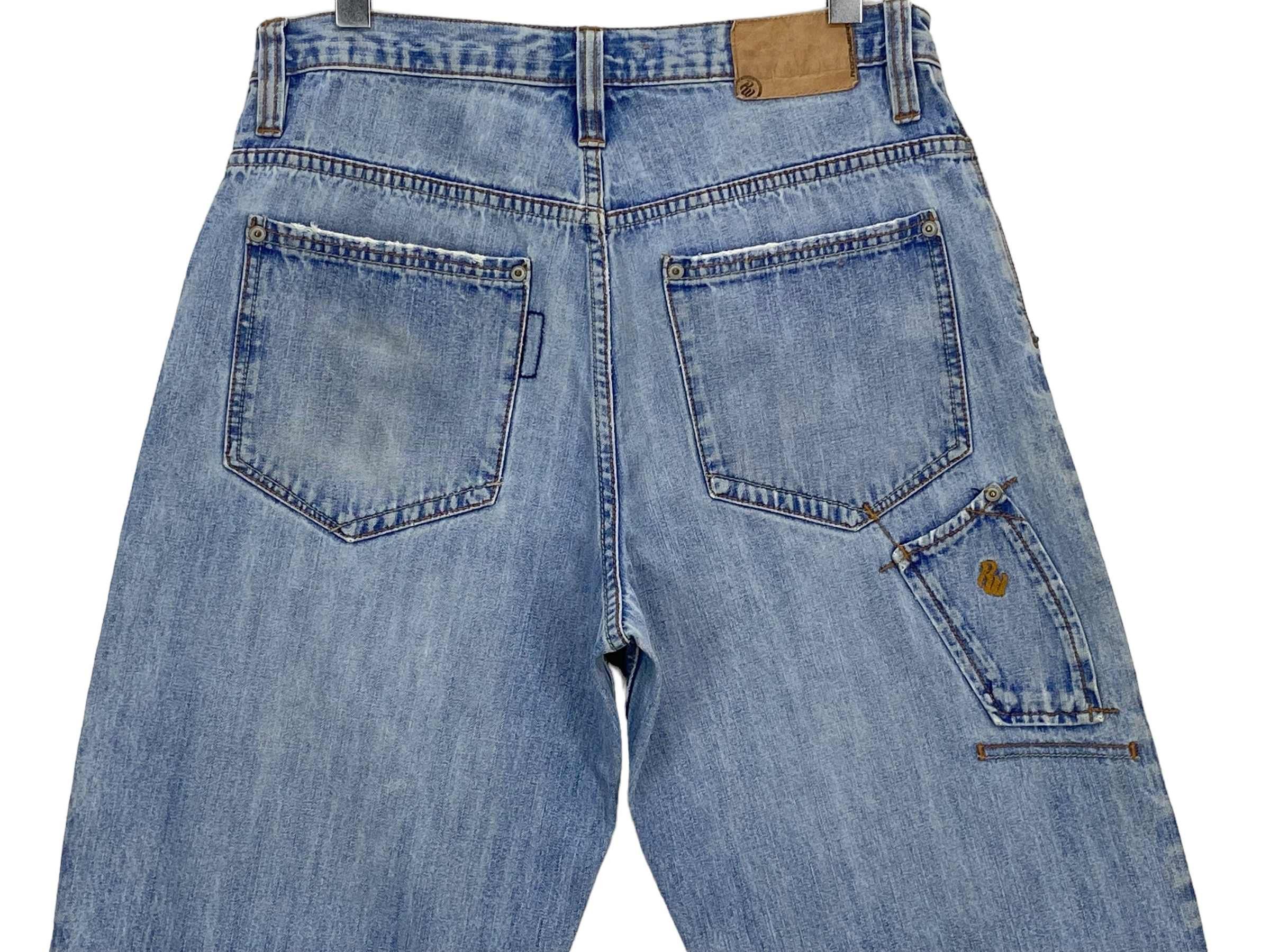Rocawear Rocawear Carpenter Jeans Hip Hop Jay Z Medium Wash Men Jeans Size US 32 / EU 48 - 5 Thumbnail