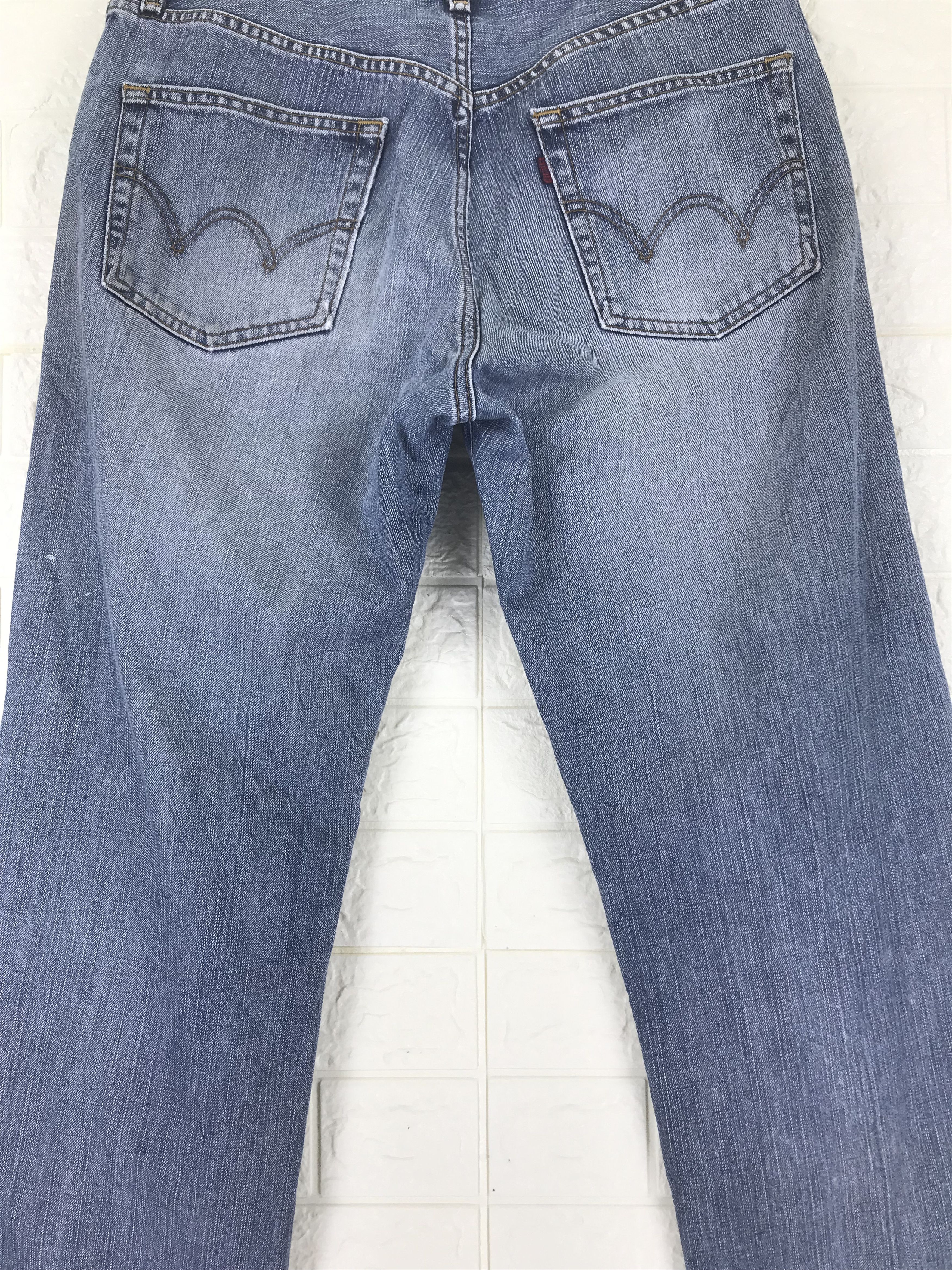 Edwin Vintage Edwin 503Z Regular Blue Washed Jeans Size US 31 - 7 Thumbnail