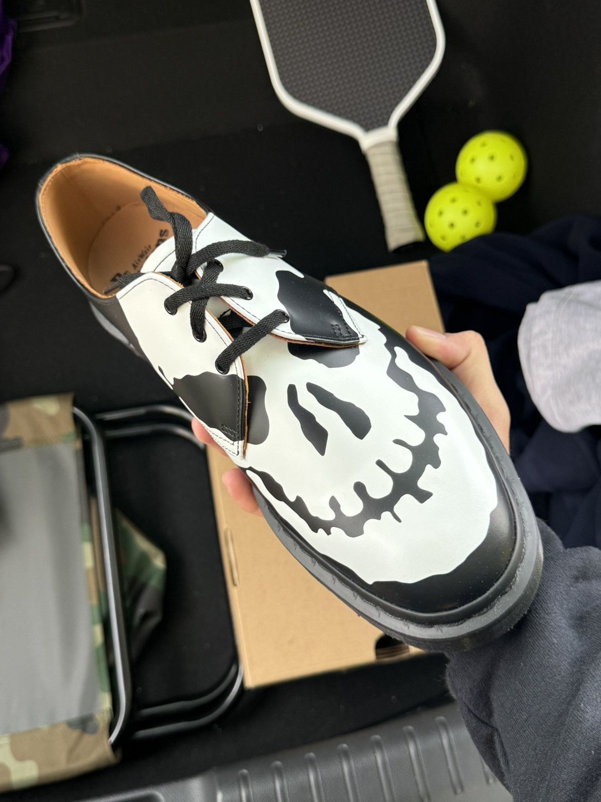 Dr. Martens × Supreme Dr. Martin x Supreme 1461 Skull Black Size 10 SIZE SWAP Size US 10 / EU 43 - 2 Thumbnail