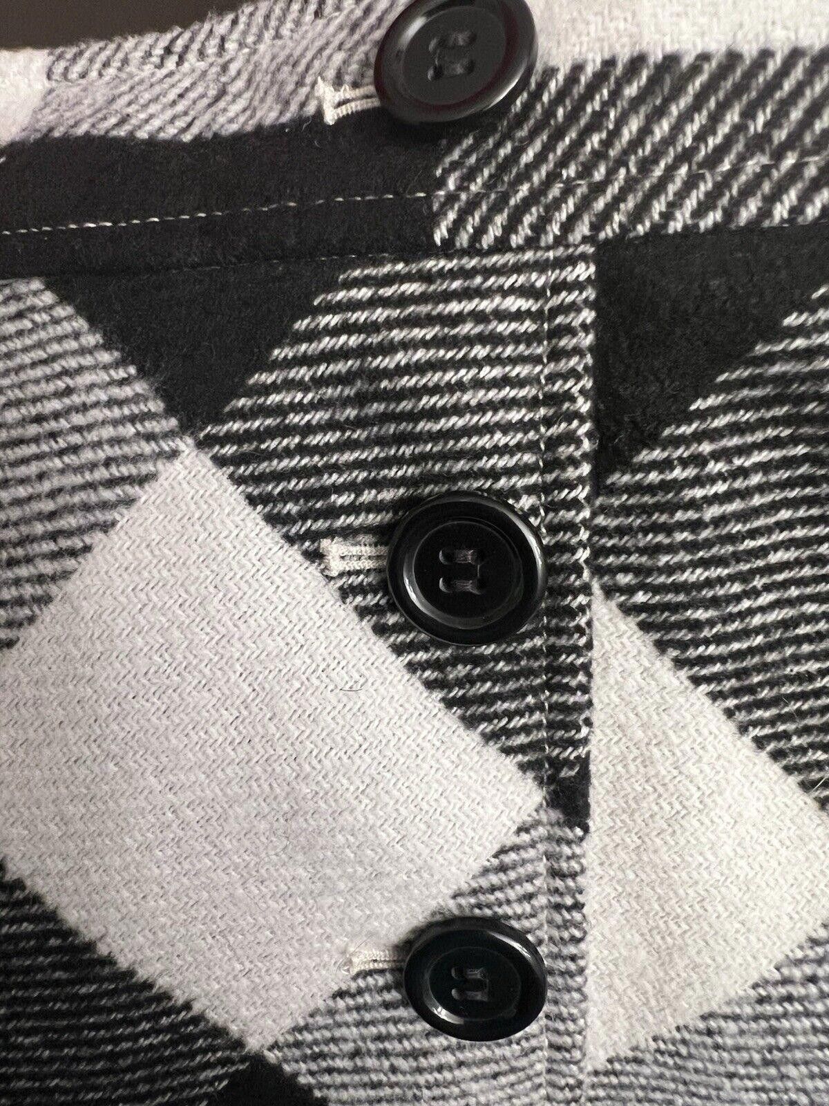 Designer ANN TAYLOR LOFT Black And White Plaid Mini Skirt Size 4 Size 27" / US 4 / IT 40 - 6 Thumbnail